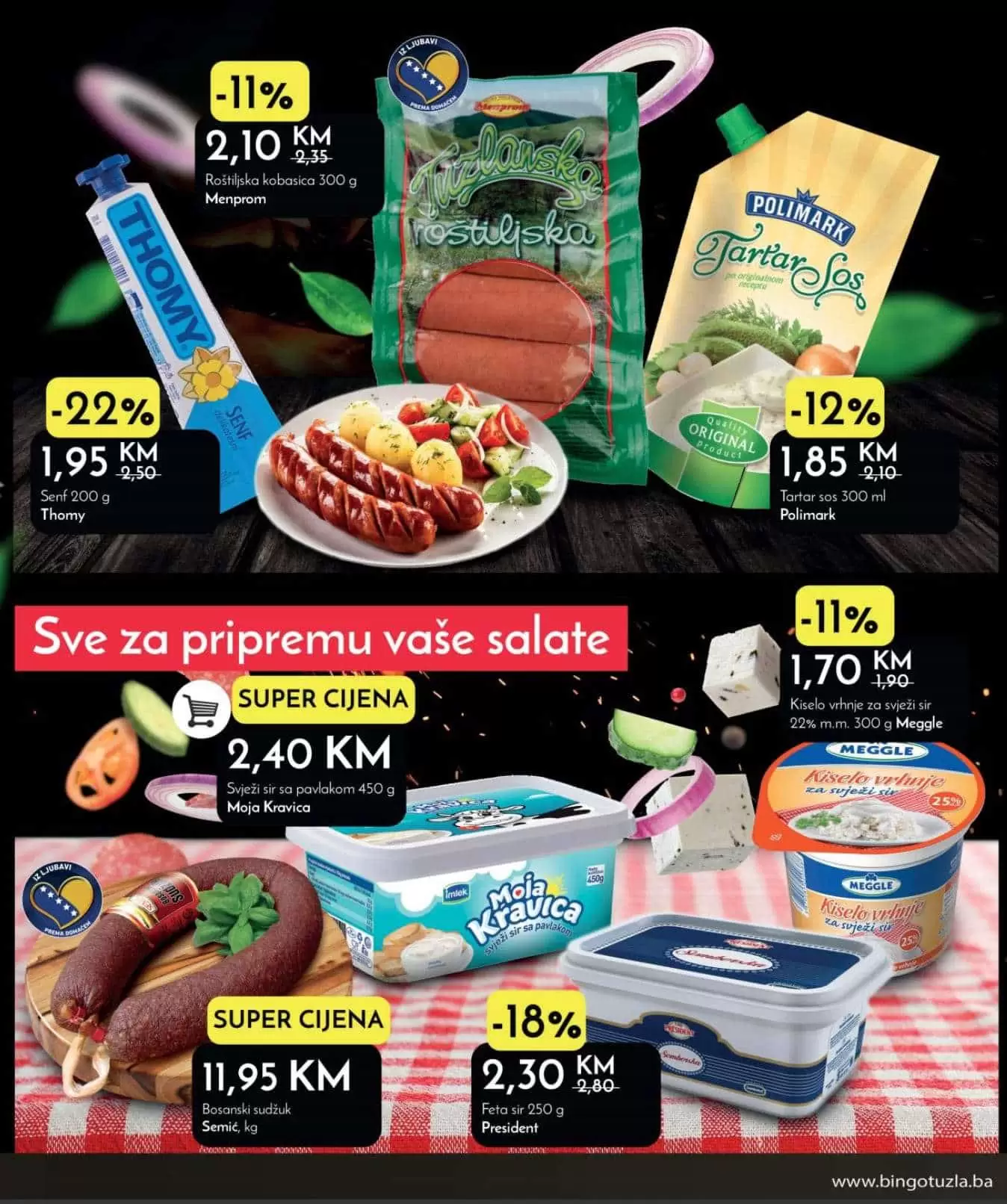 Bingo super akcija. bingo kljad dobrih cijena. snizeno. akcija. popust. 