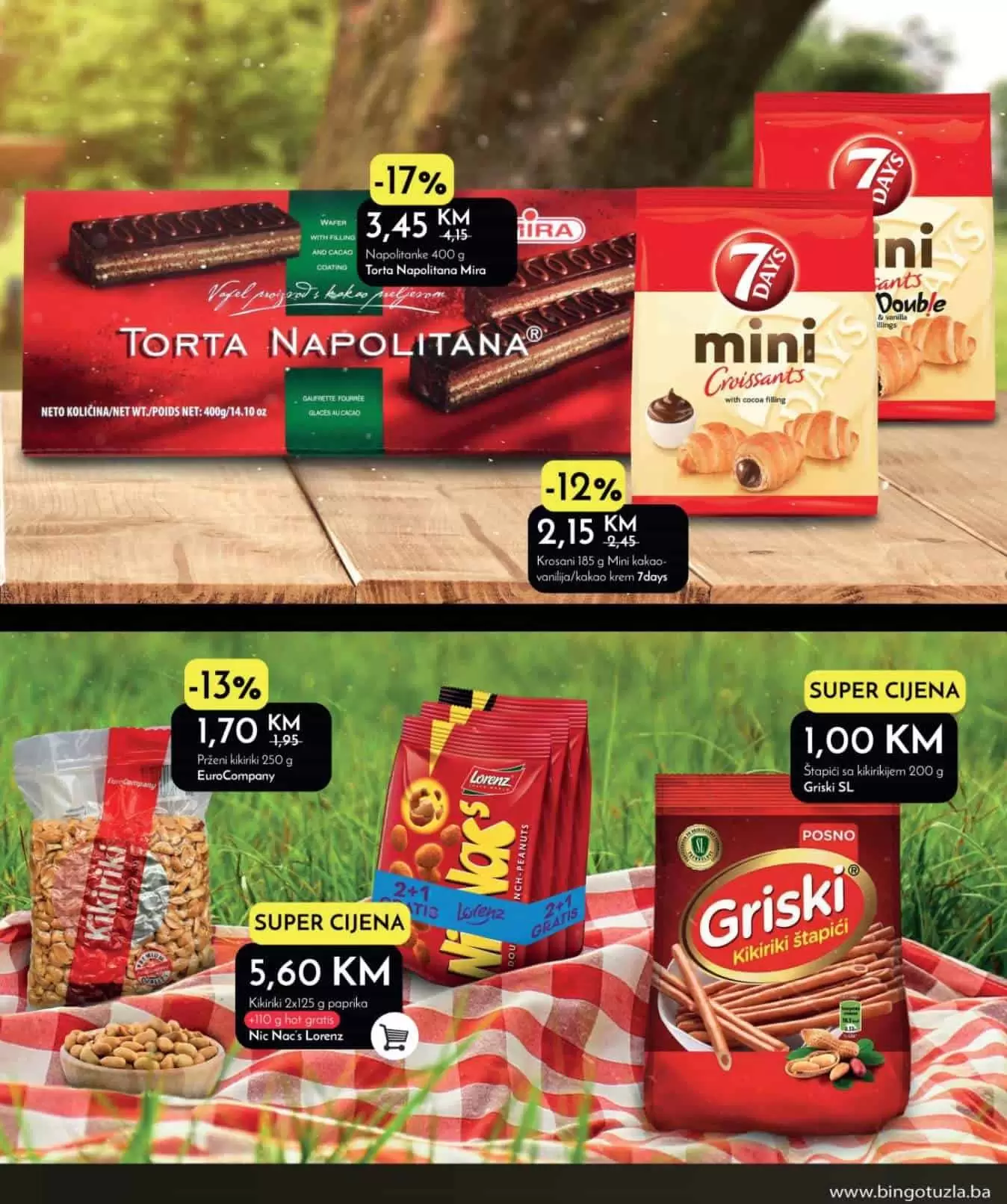 Bingo super akcija. bingo kljad dobrih cijena. snizeno. akcija. popust. 