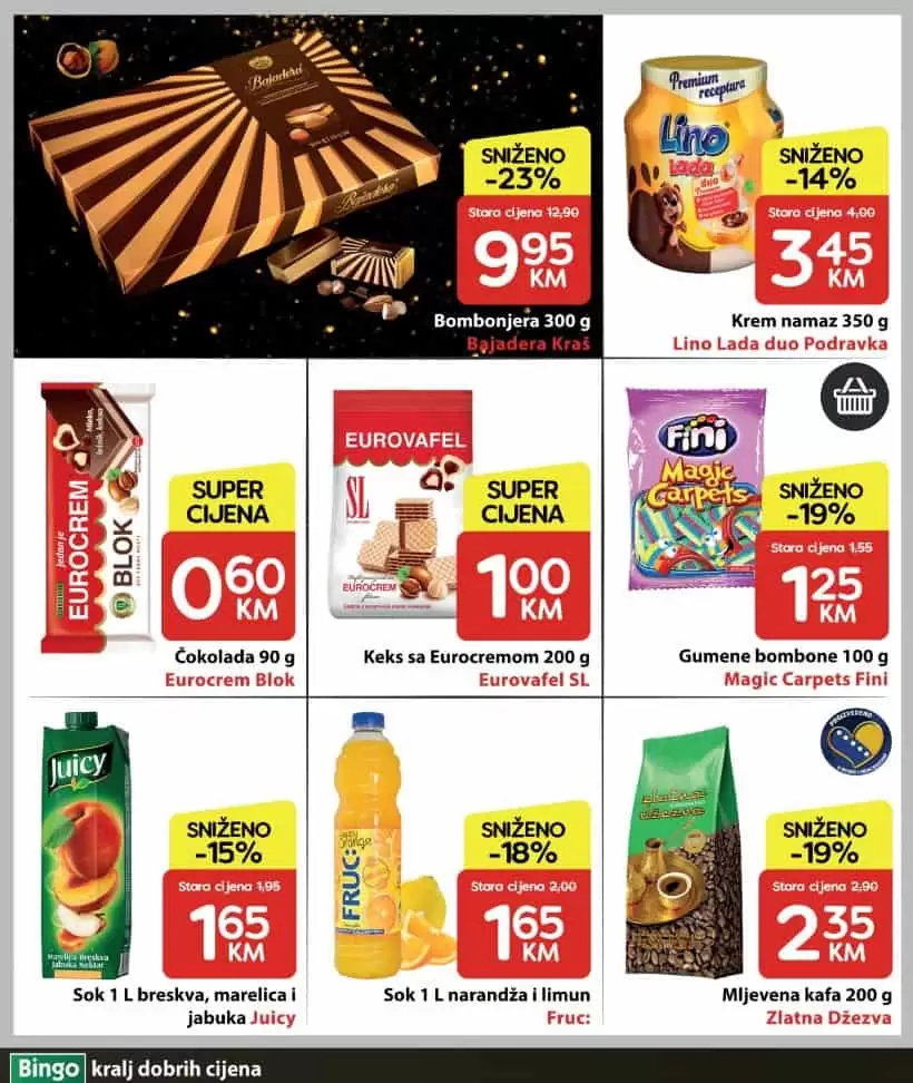 Bingo katalog. bingo snizenje. bingo akcija. popust. katalog.