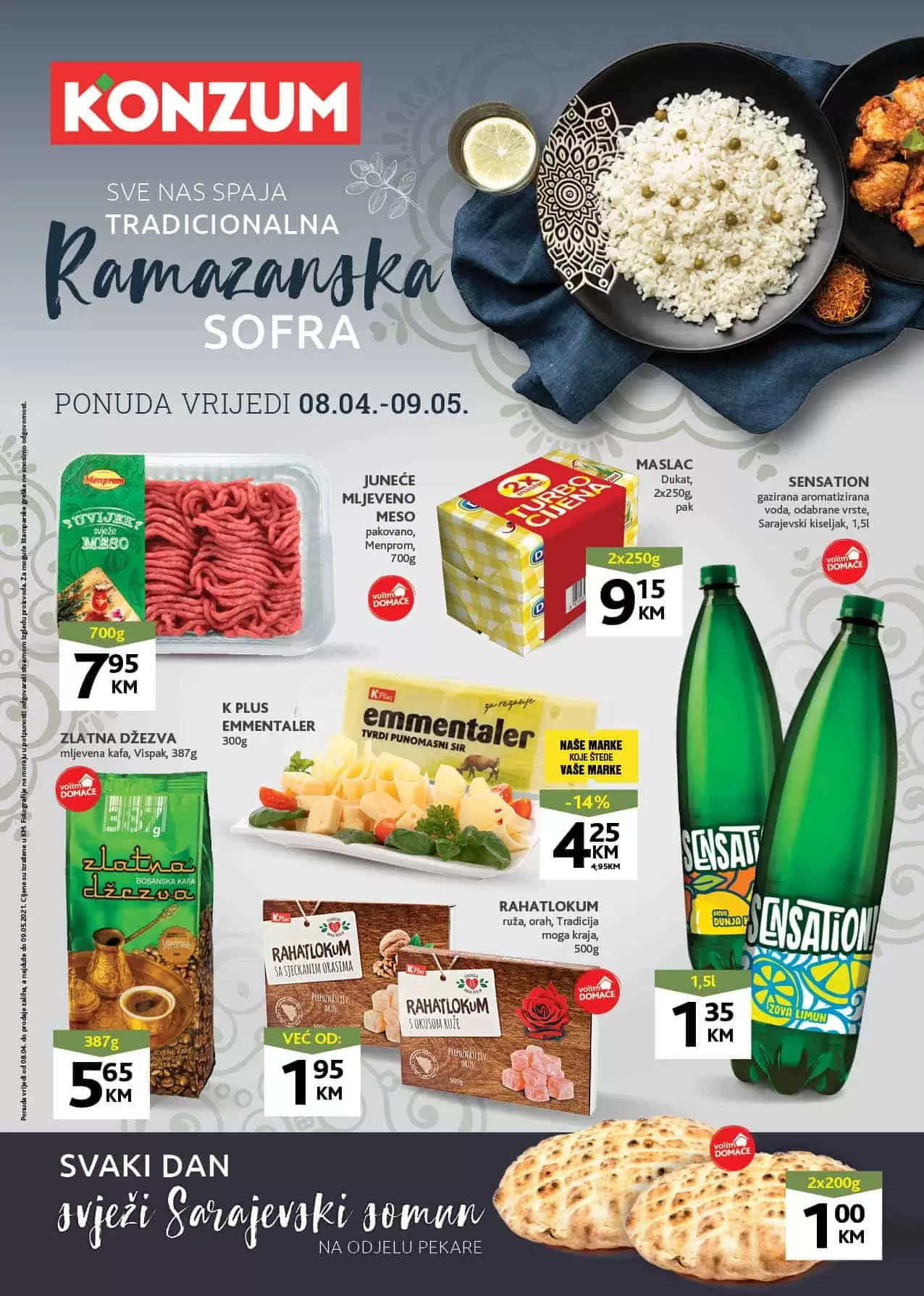 Konzum akcijski katalog. konzum snizenje. konzum akcija. snizeno. popust. katalog.