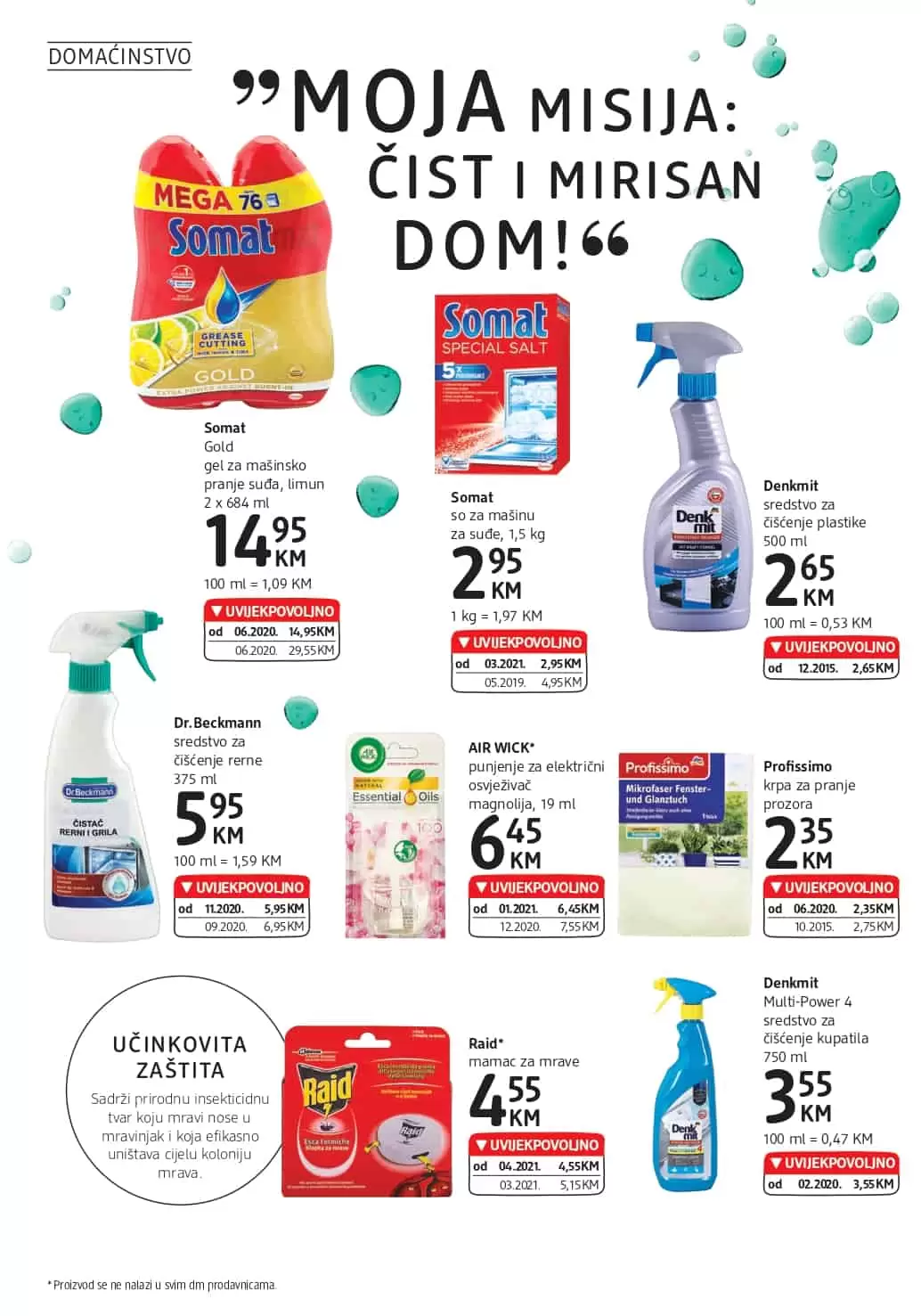 dm-akcijski-katalog cm cosmetic market. bingo. konzum. amko.
