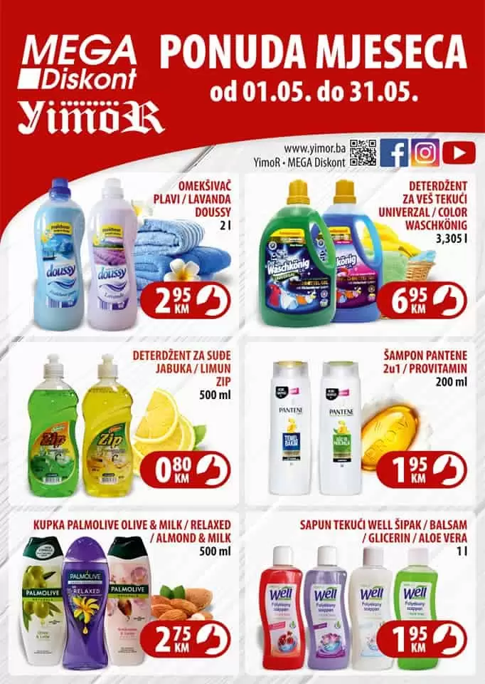 mega diskont super akcija. mega doskont snizenje. yimor super cijene. akcija. popusti. katalozi. 