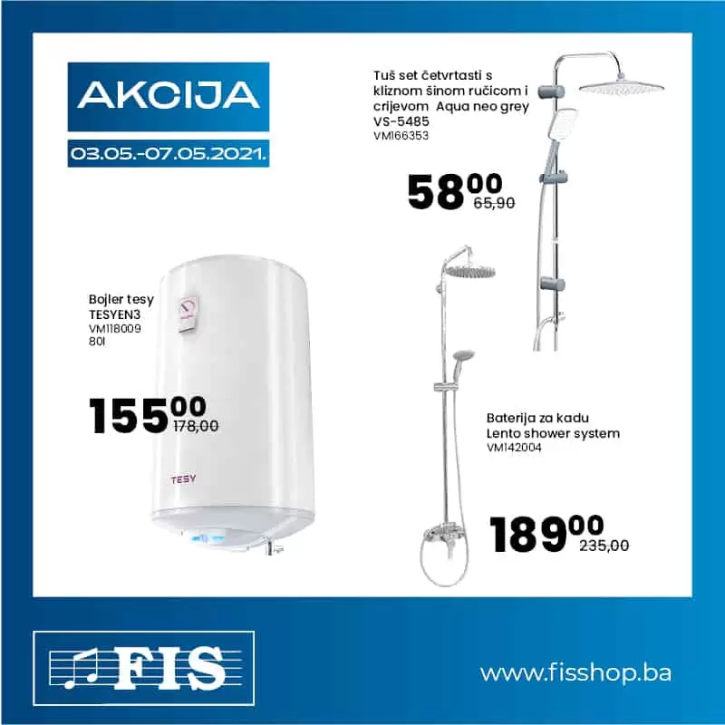 bojler. tus baterija. 