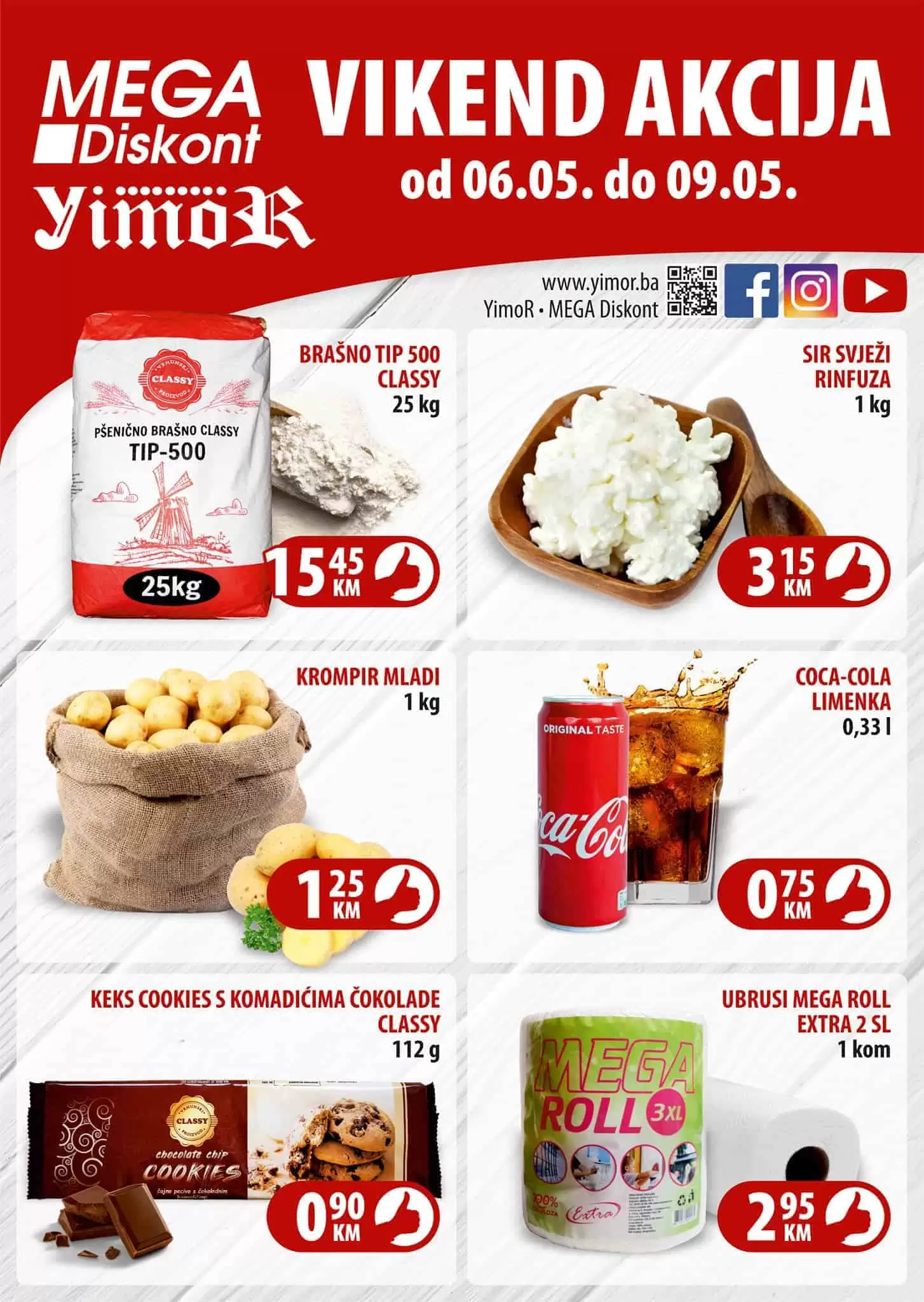 mega diskont super akcija. mega doskont snizenje. yimor super cijene. akcija. popusti. katalozi. najbolje cijene bez dileme