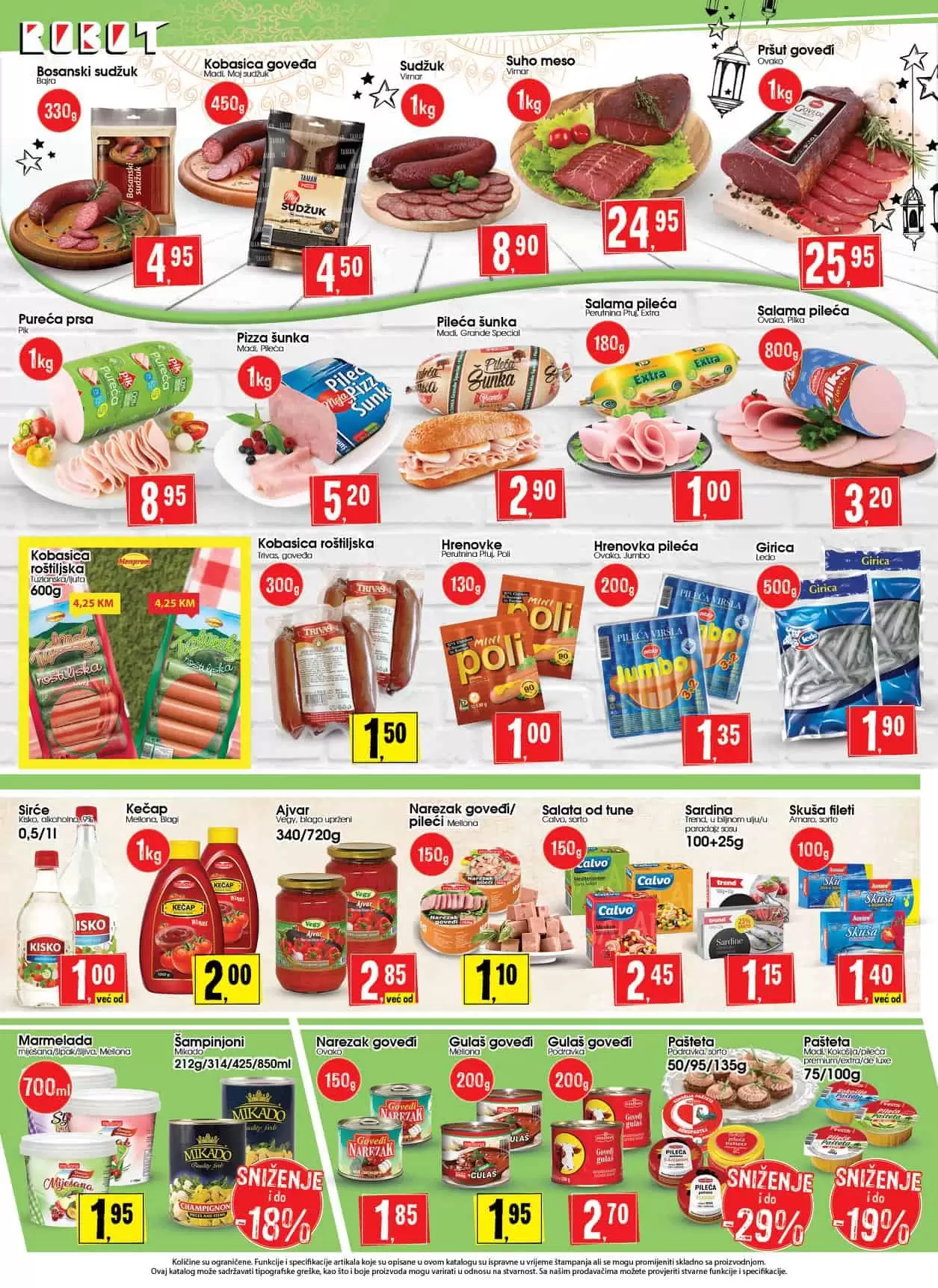 Robot akcijski katalog. snizenje. akcija. popust. snizeno. 