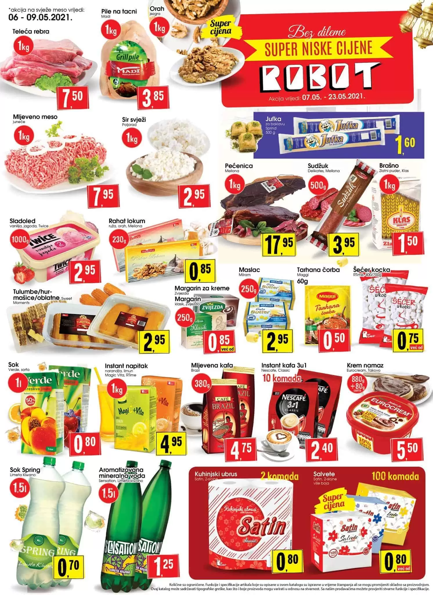 Robot akcijski katalog. snizenje. akcija. popust. snizeno.