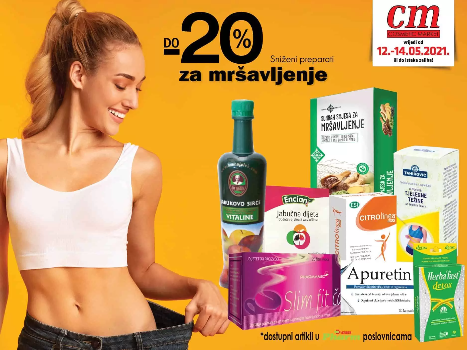 Ako ste naumili ići koji kilogram dole, tu su mali pomagači. Potražite snižene preparate za mršanje, do -20%! Koji je vaš favorit?