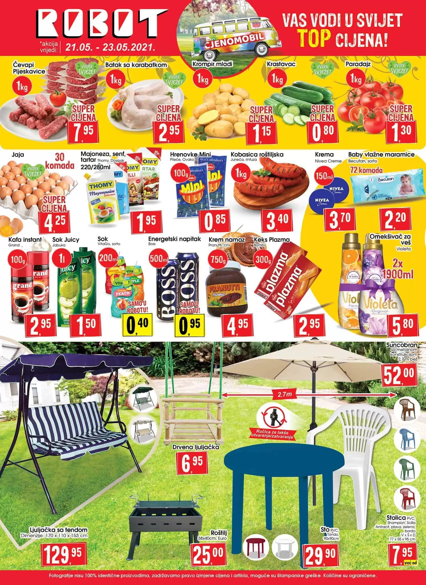 Robot akcijski katalog. snizenje. akcija. popust. snizeno.