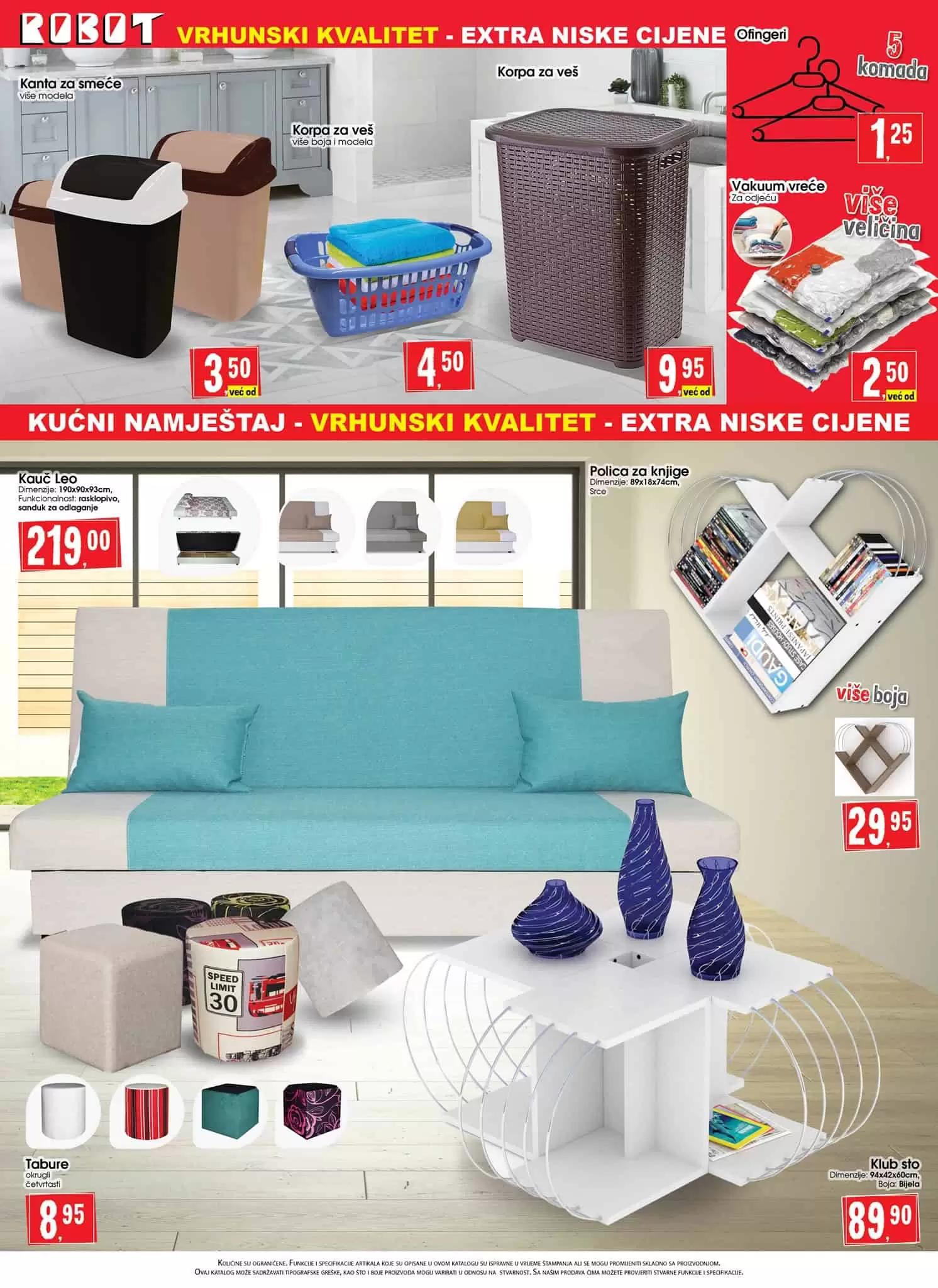 robot akcijski katalog. snizenje. akcija. popust. bingo. konzum. fis. popusti. snizeno.