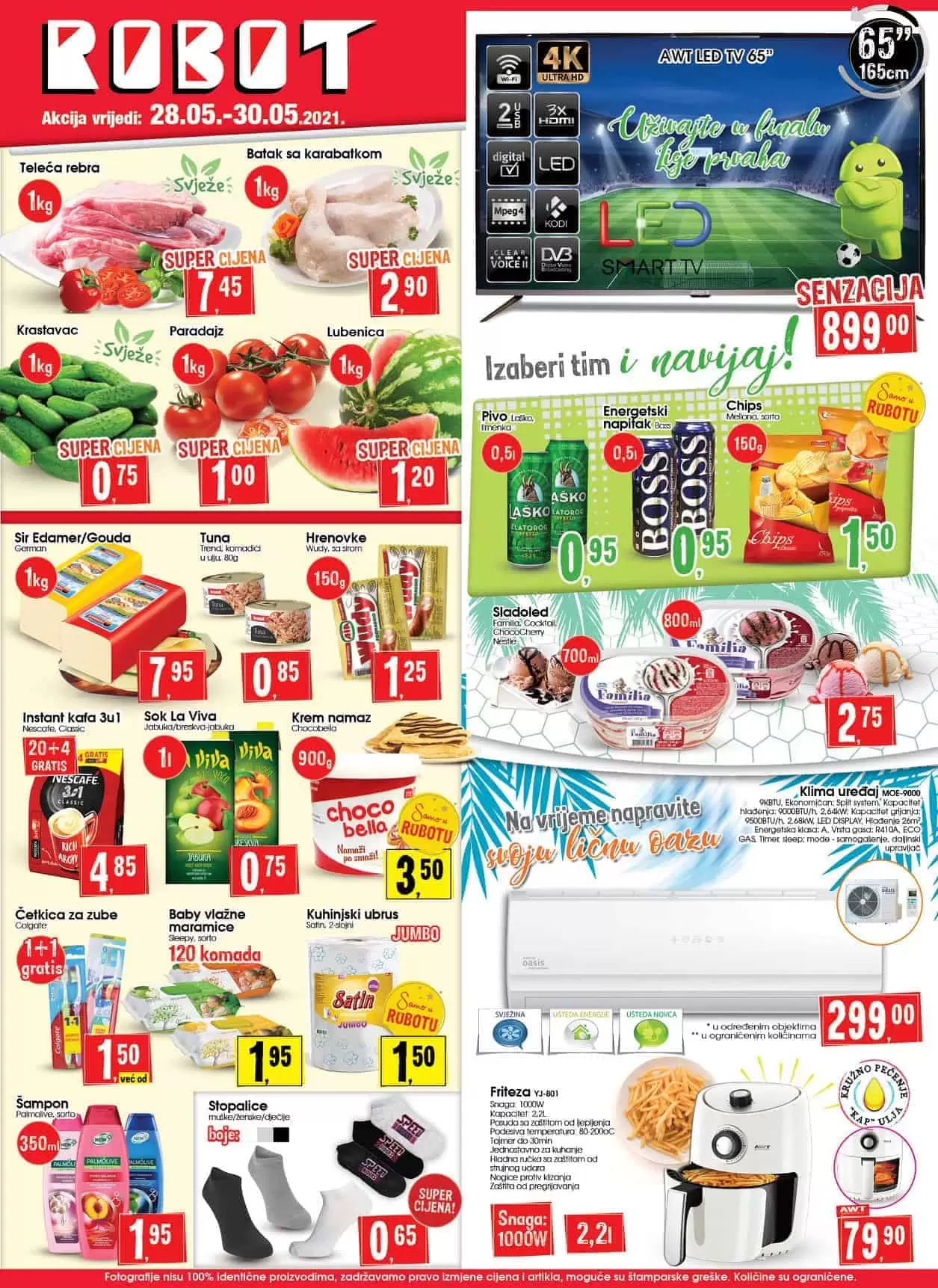 Robot akcijski katalog. snizenje. akcija. popust. snizeno.