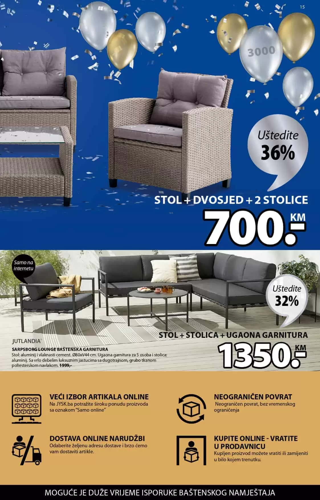 namjestaj. snizenje. jysk. akcija. popust. nadmadrac