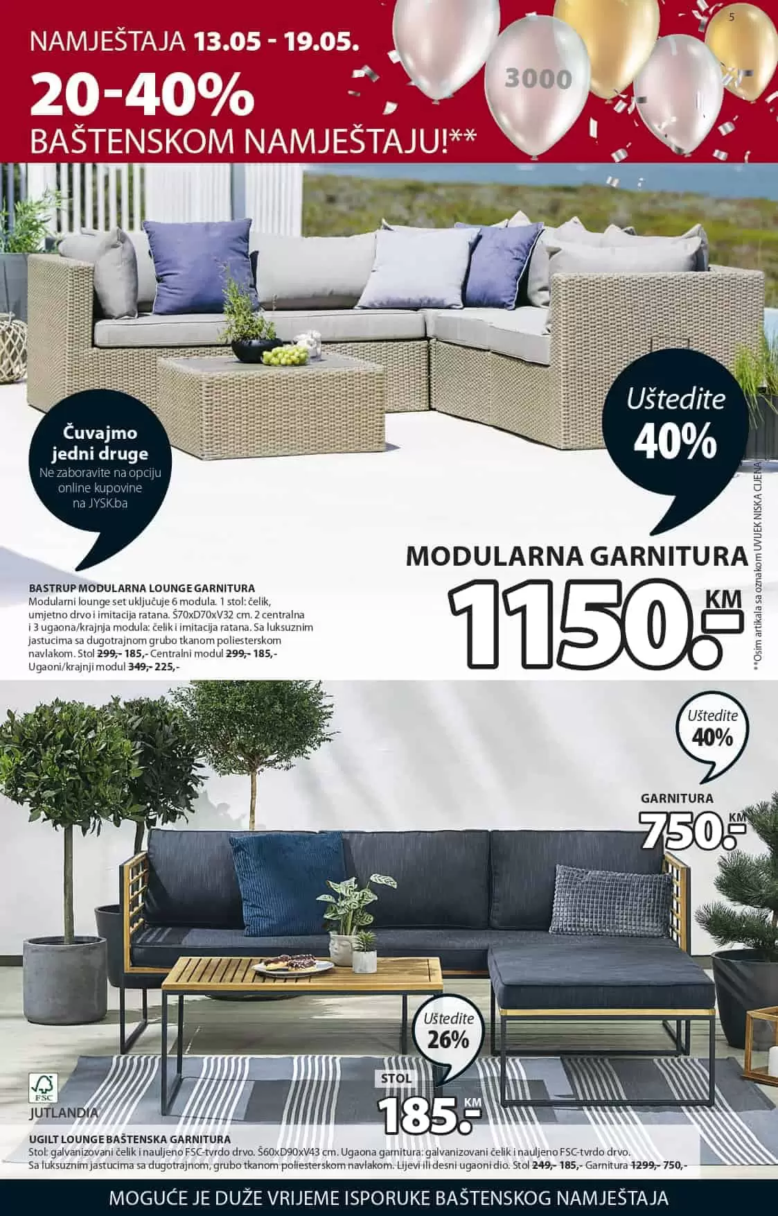 JYSK akcijski katalog. snizenje. popust. akcija. popusti. online kupovina. covid 19. korona virus. 