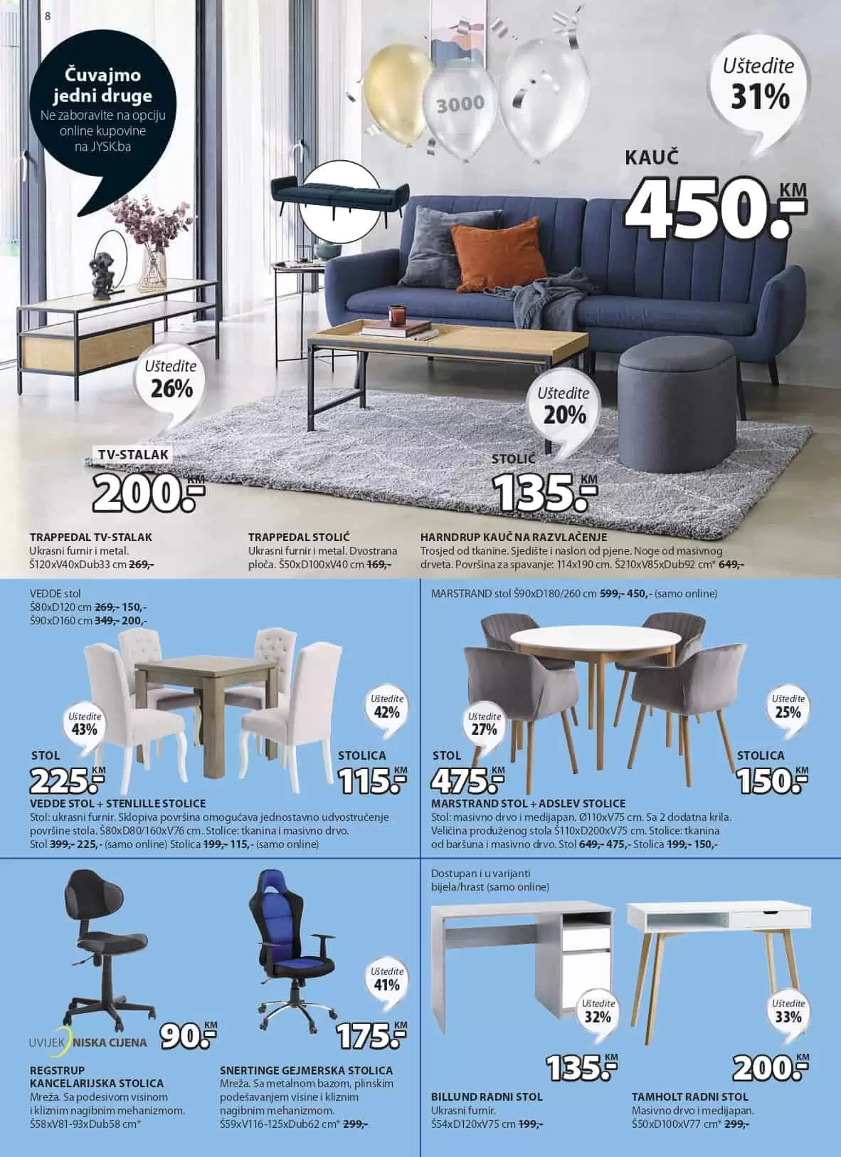 Jysk akcijski katalog. snizenje. akcija. popust. katalog.