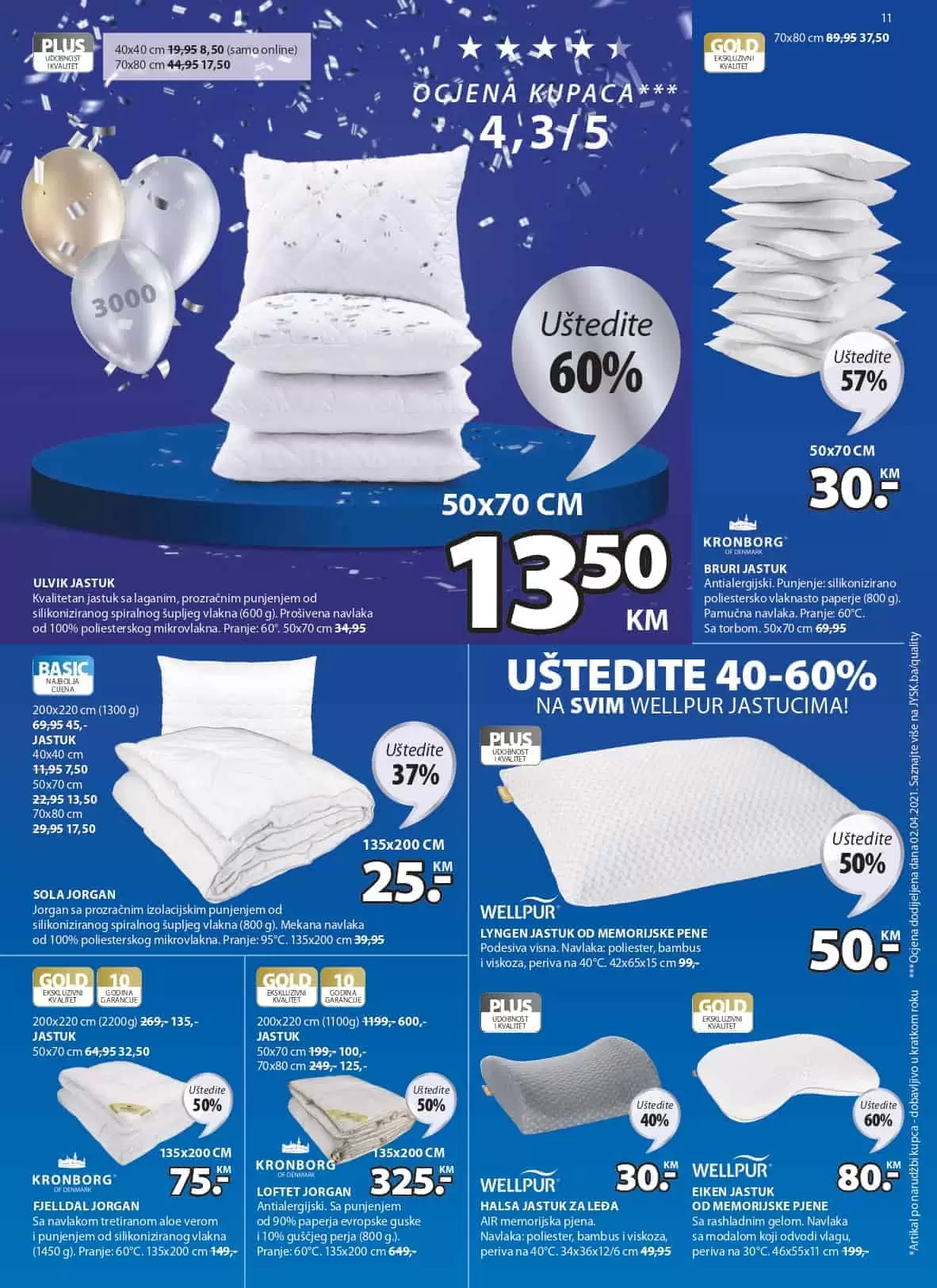 JYSK akcijski katalog. snizenje. popust. akcija. popusti. online kupovina. covid 19. korona virus. 