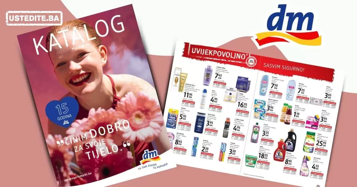 dm-akcijski-katalog cm cosmetic market. bingo. konzum. amko.