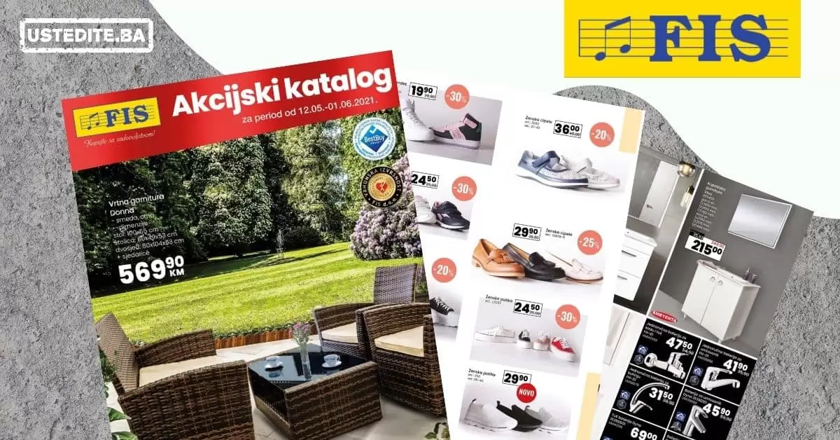 Fis akcijski katalog. snizenje. akcija. popust. snizeno.