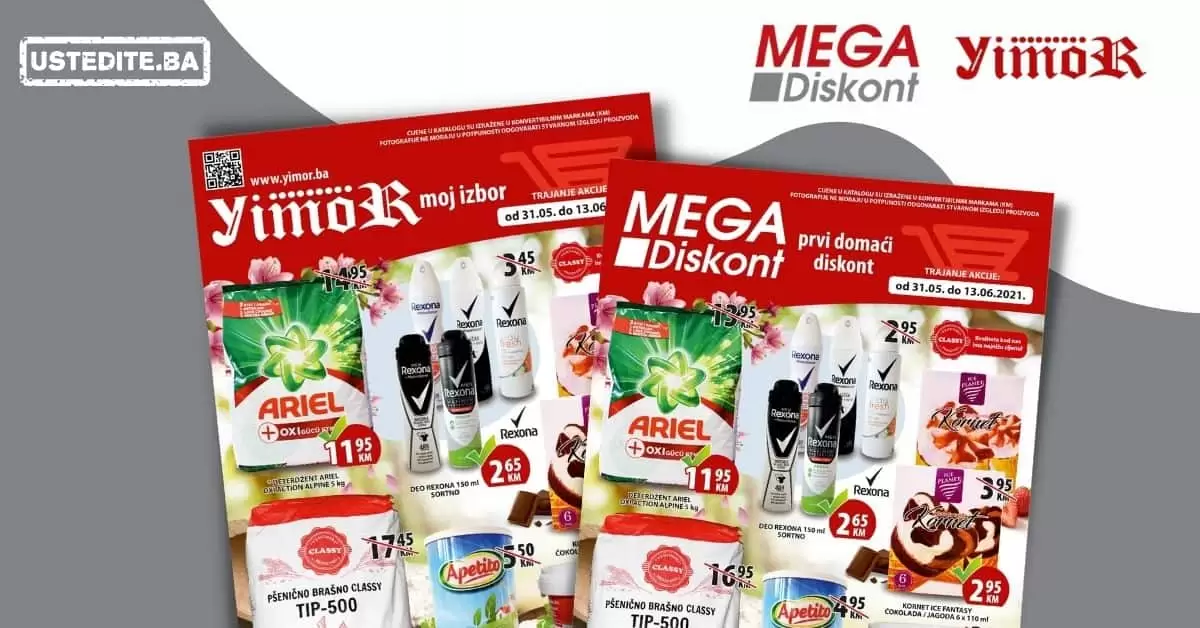 mega diskont super akcija. mega doskont snizenje. yimor super cijene. akcija. popusti. katalozi. najbolje cijene bez dileme