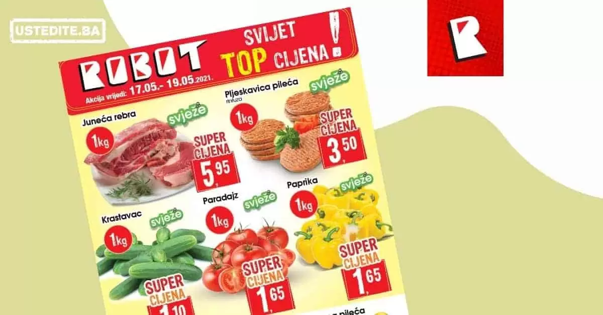Robot akcijski katalog. robot katalog. kataloska akcija. snizenje. popust.