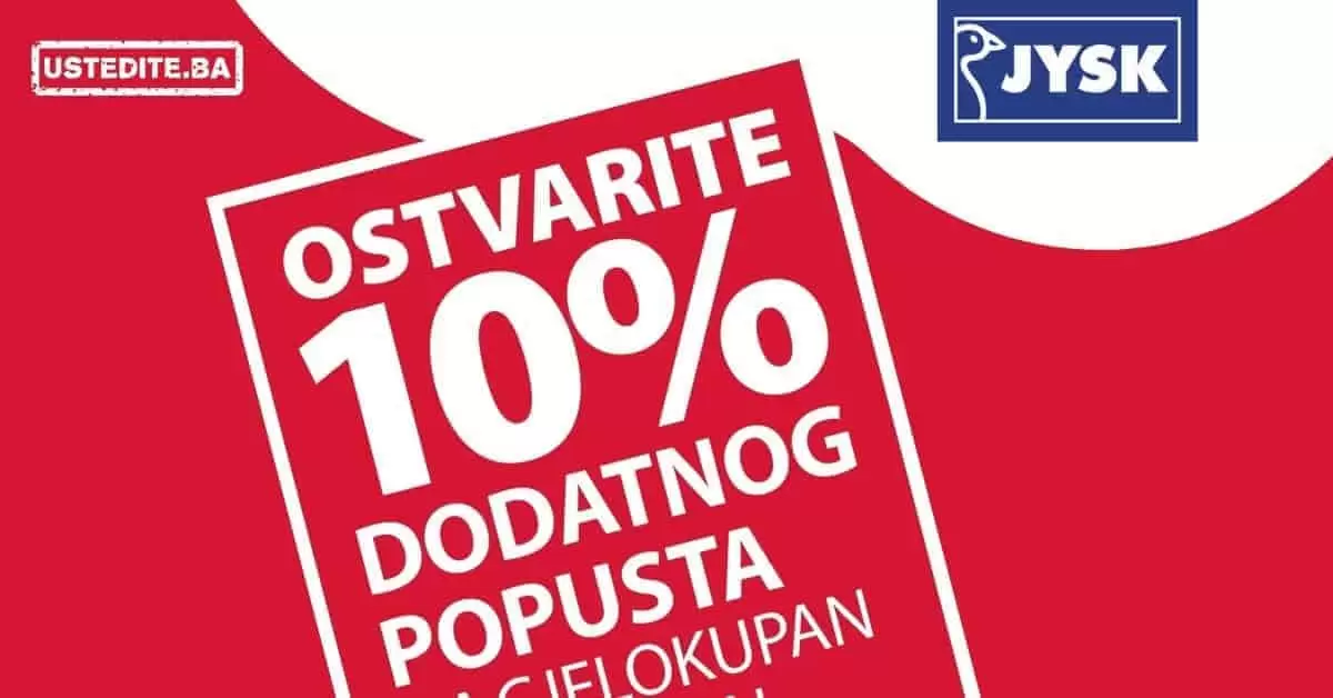 JYSK akcijski katalog. snizenje. popust. akcija. popusti. online kupovina. covid 19. korona virus.