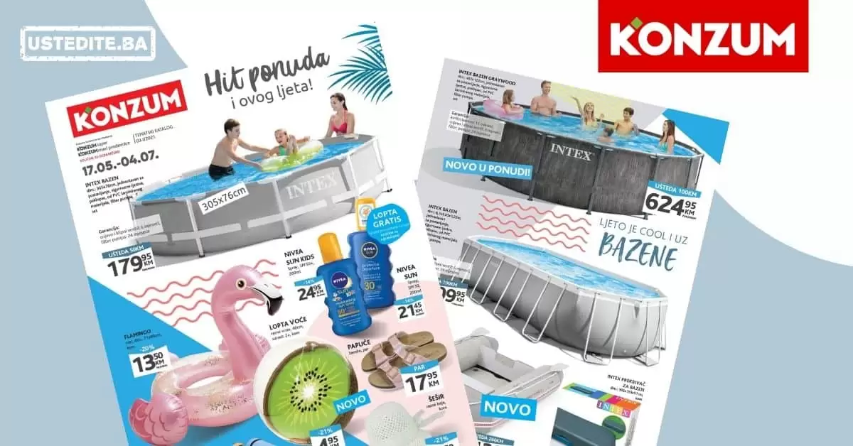 Konzum akcijski katalog. korona virus. snizenje. akcija. popusti. snizeno.