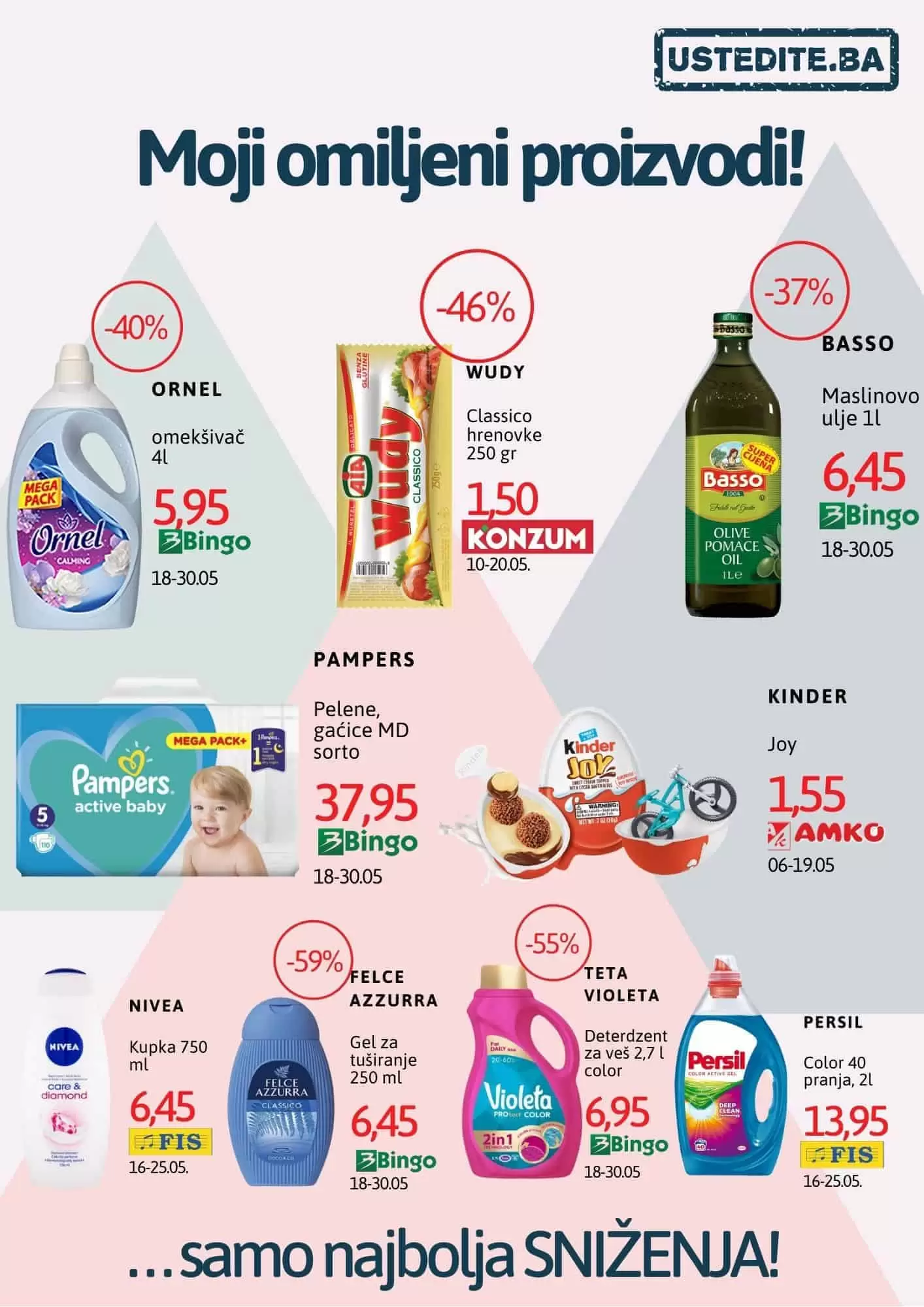 ustedite.ba akcija, samo najbolja snizenja.