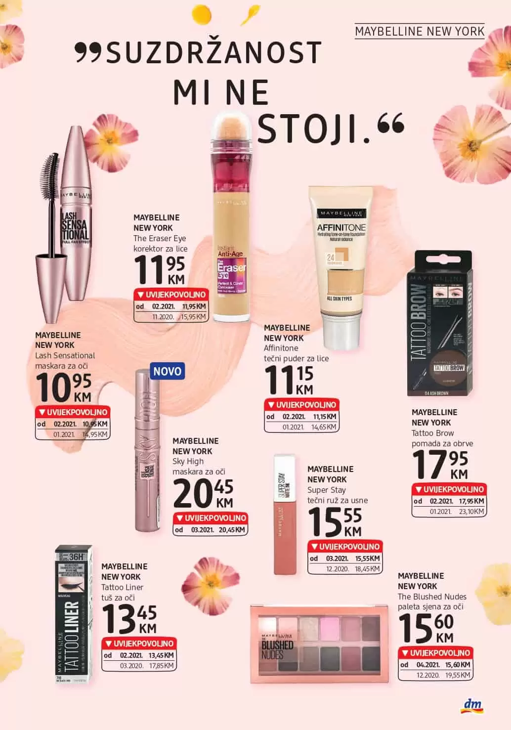 dm snizenje. dm akcijski katalog. popust. akcja. snizeno.