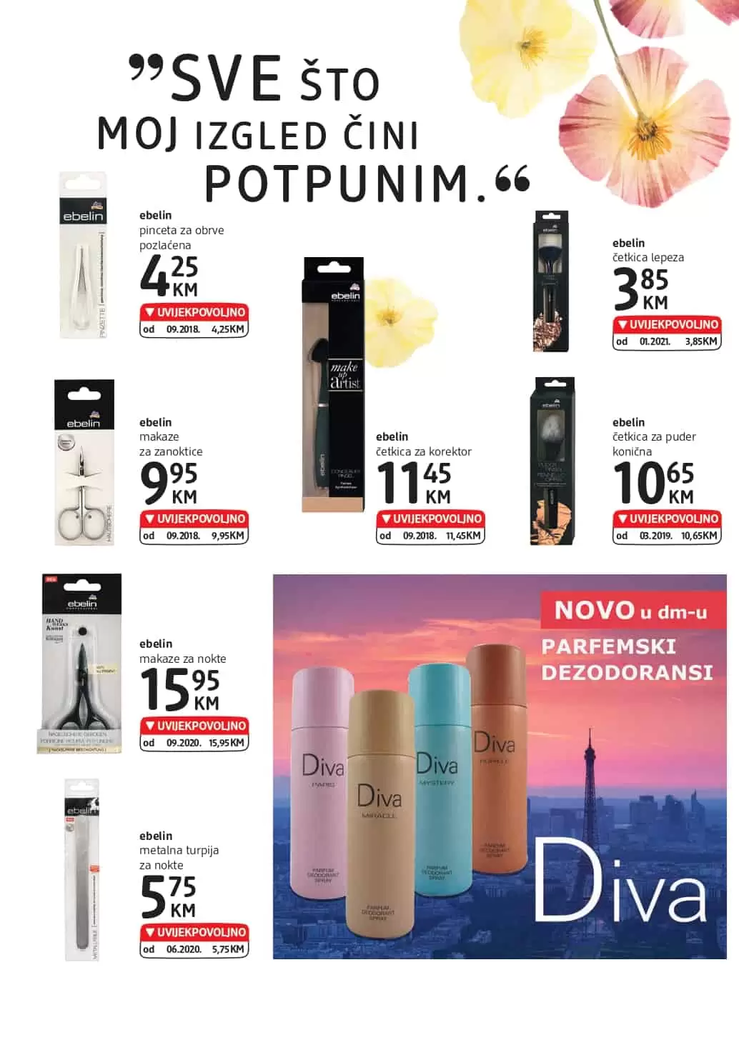 dm-akcijski-katalog cm cosmetic market. bingo. konzum. amko.