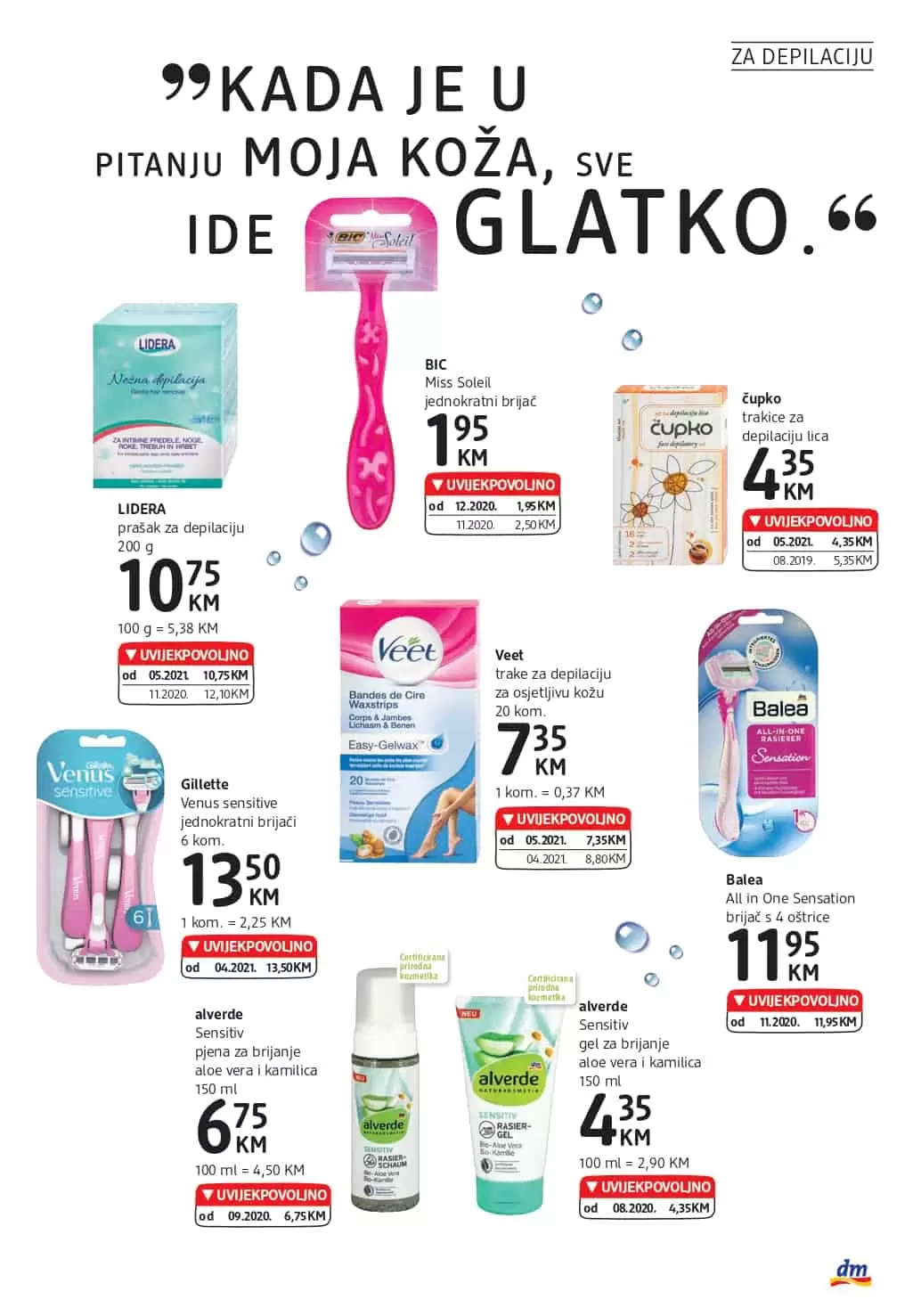 dm-akcijski-katalog cm cosmetic market. bingo. konzum. amko.