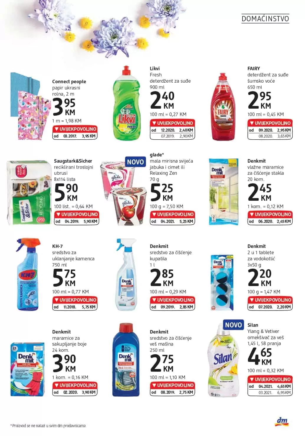 dm-akcijski-katalog cm cosmetic market. bingo. konzum. amko.