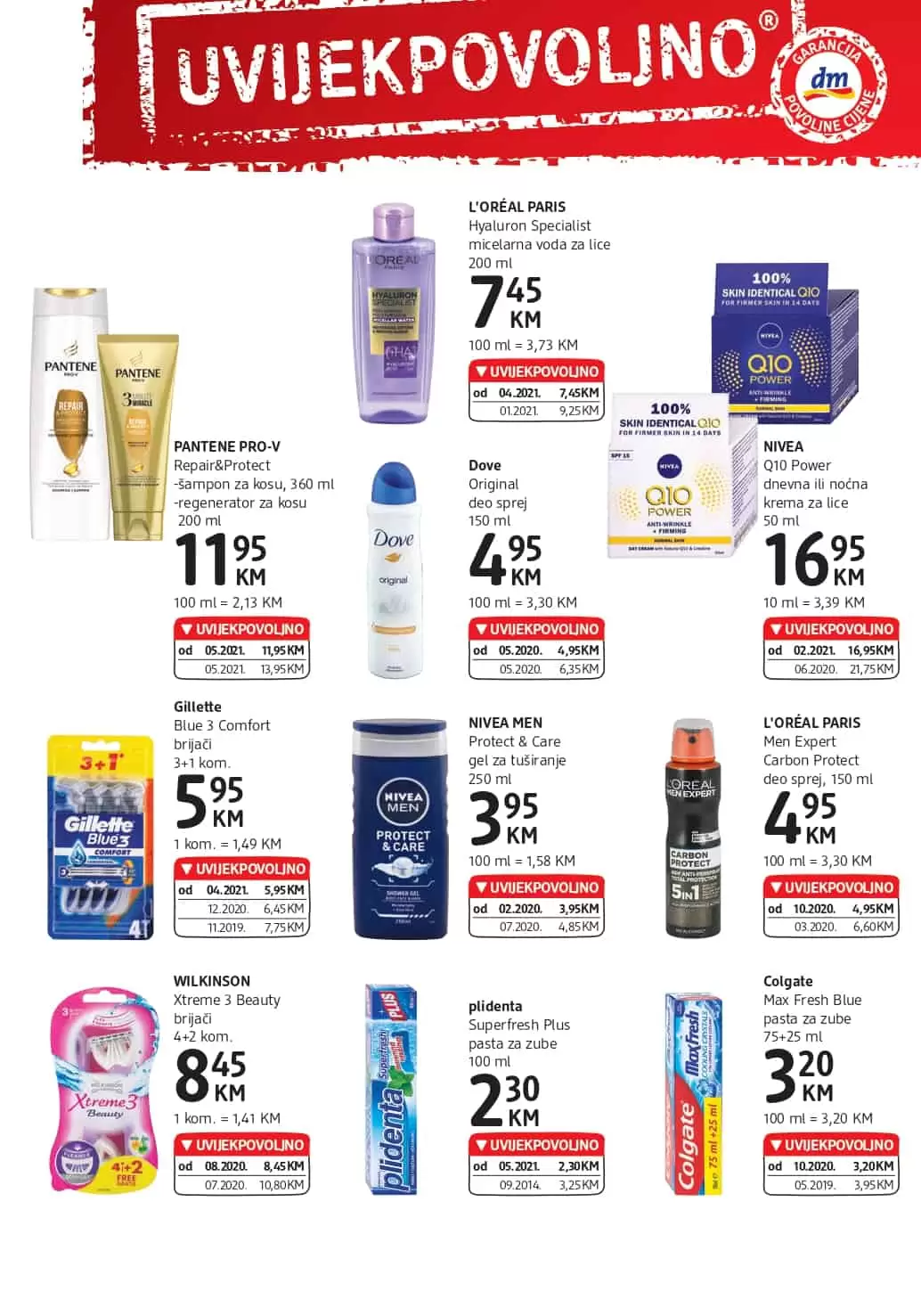 dm-akcijski-katalog cm cosmetic market. bingo. konzum. amko.
