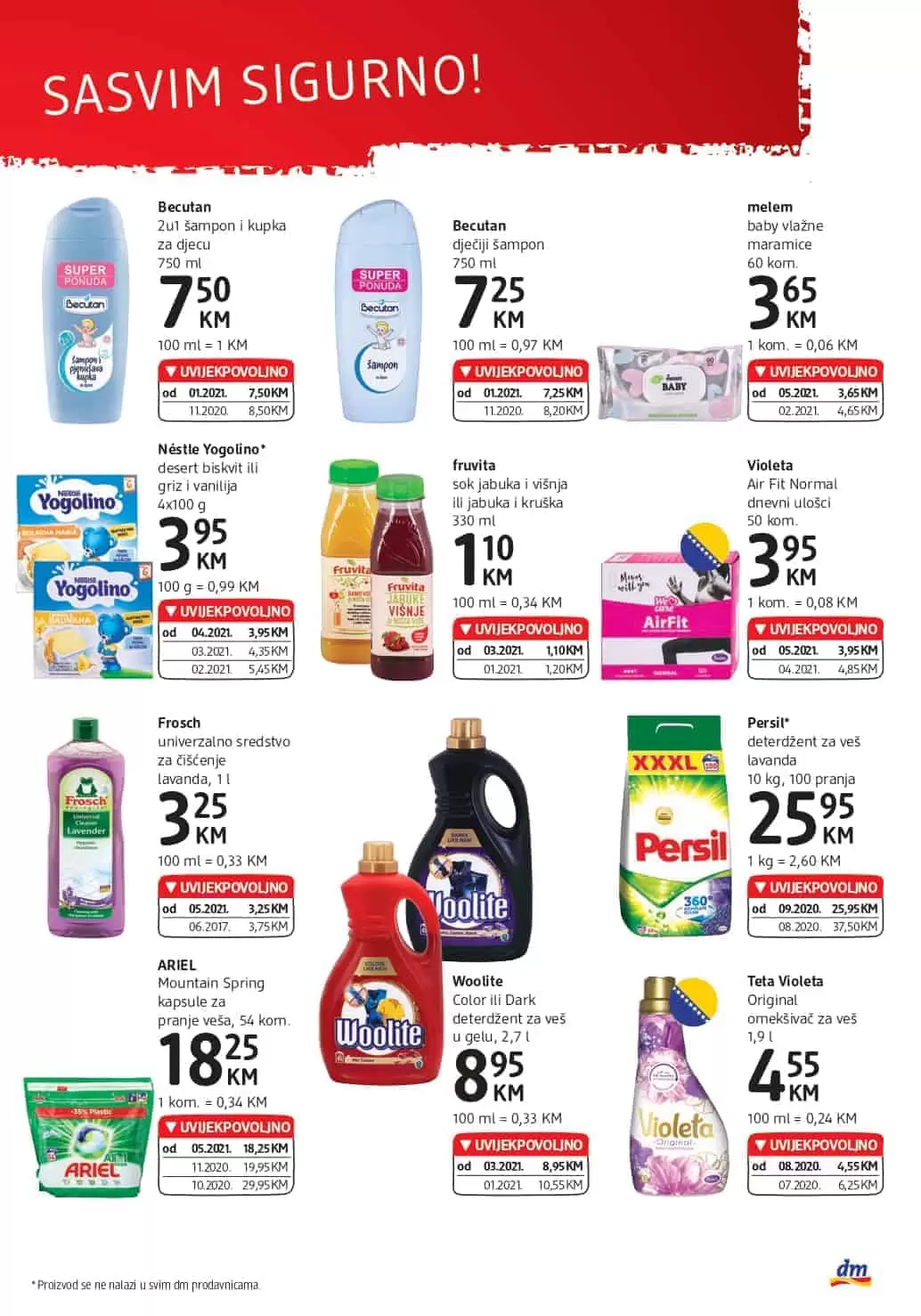 dm snizenje. dm akcijski katalog. popust. akcja. snizeno.