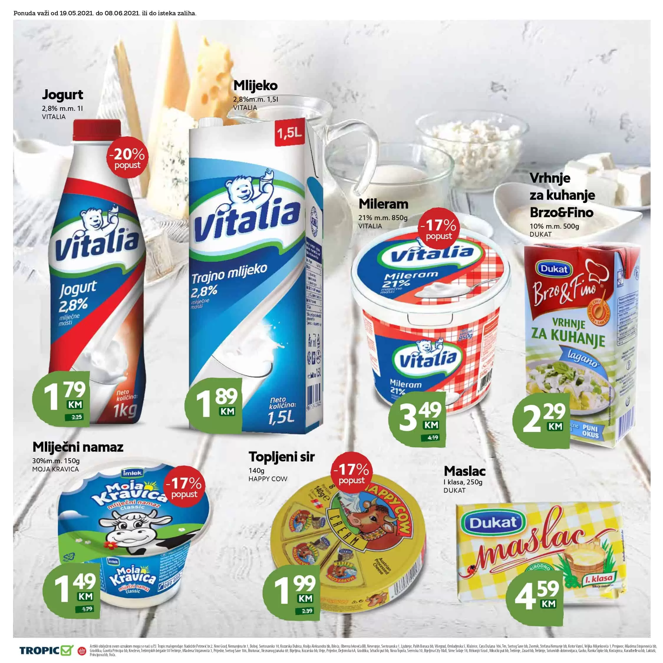 tropic akcijski katalog. snizenje. akcija. popust. katalog. snizeno.