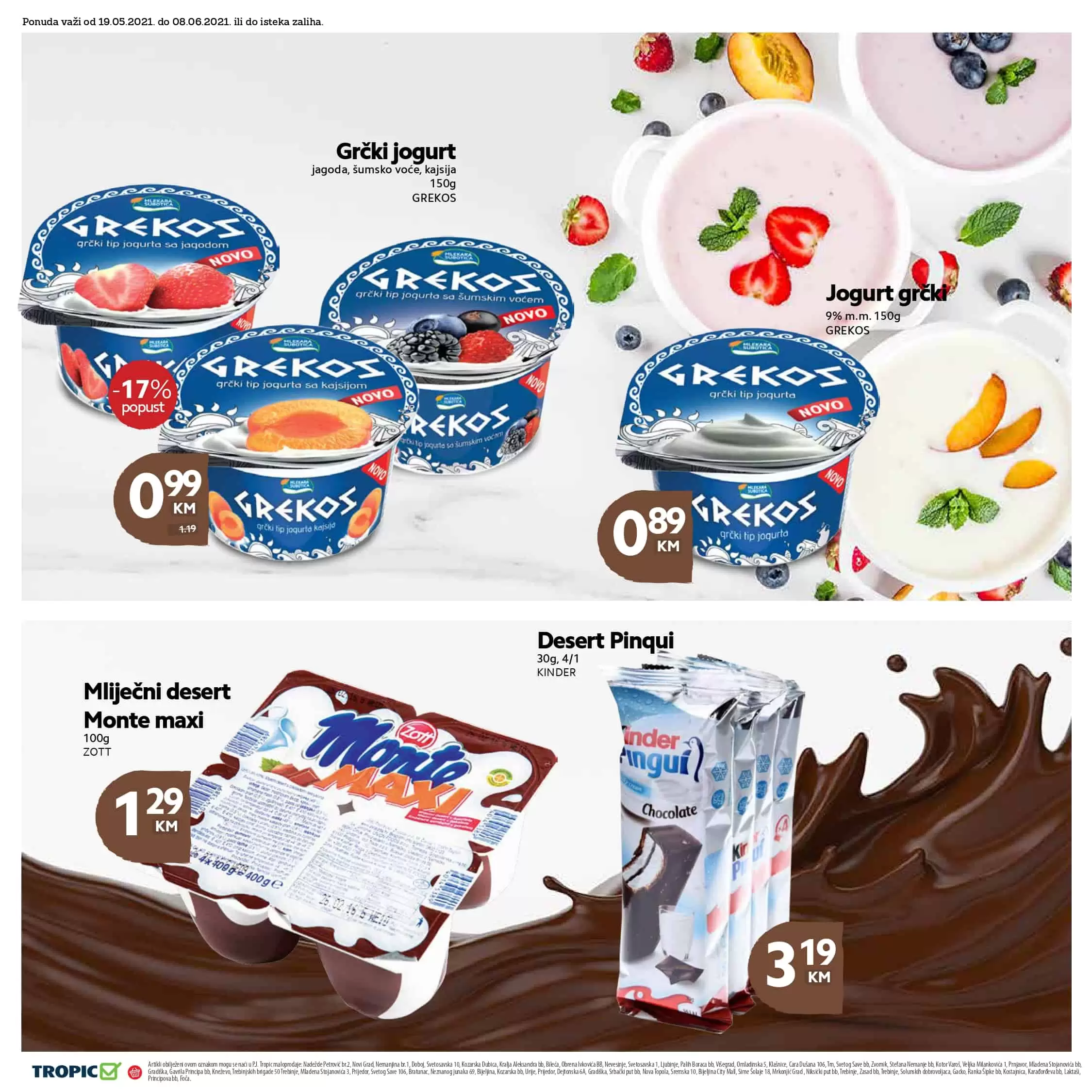 tropic. moj market. akcija. katalog. snizenje. snizeno, ustedite. popust. akcijski katalog. korona virus.