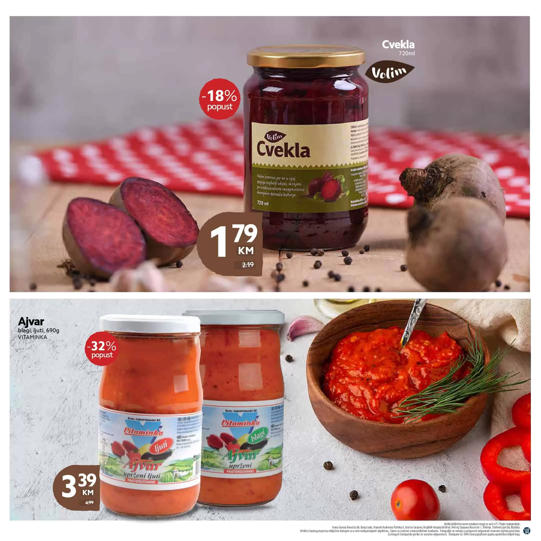 tropic akcijski katalog. snizenje. akcija. popust. katalog. snizeno.