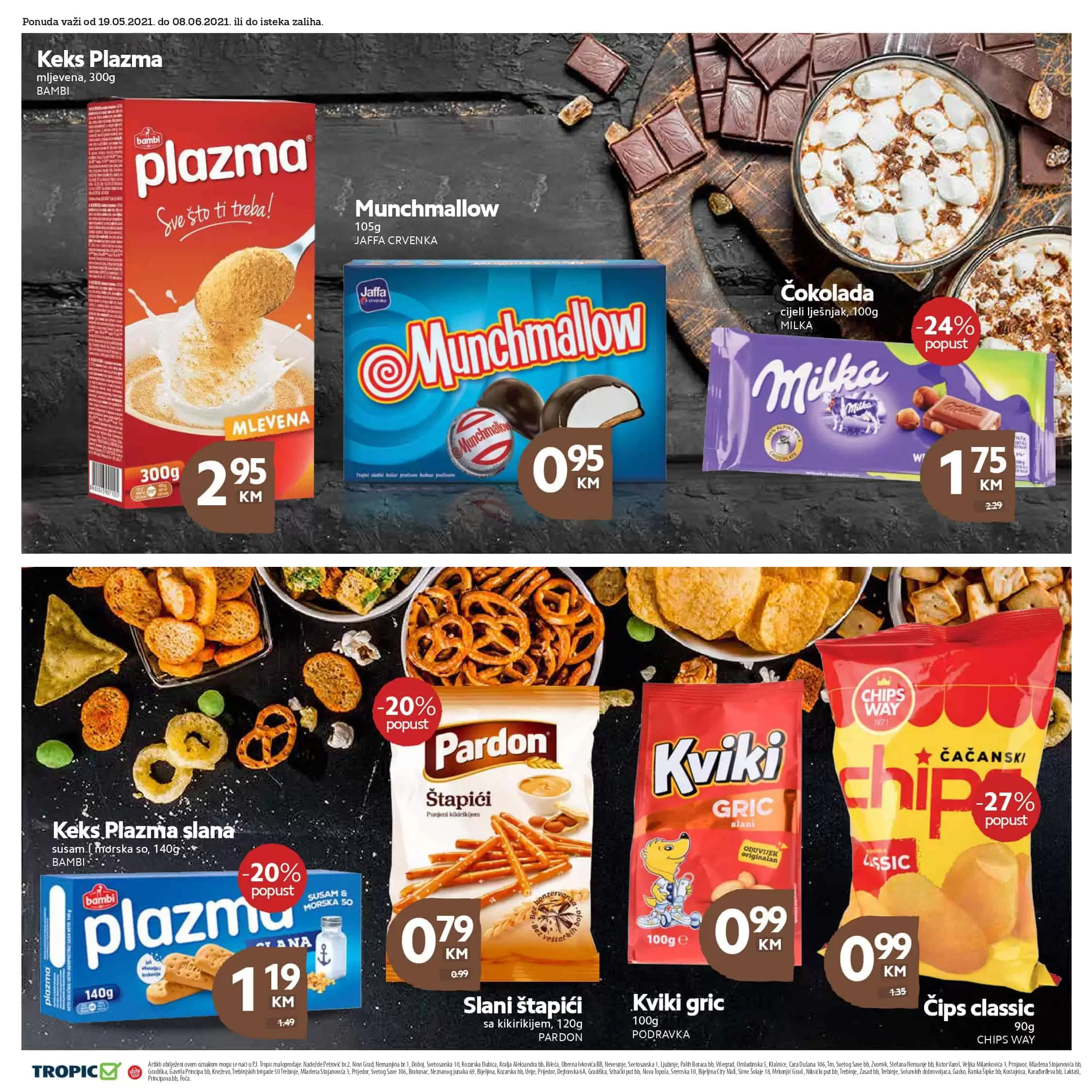 tropic akcijski katalog. snizenje. akcija. popust. katalog. snizeno.