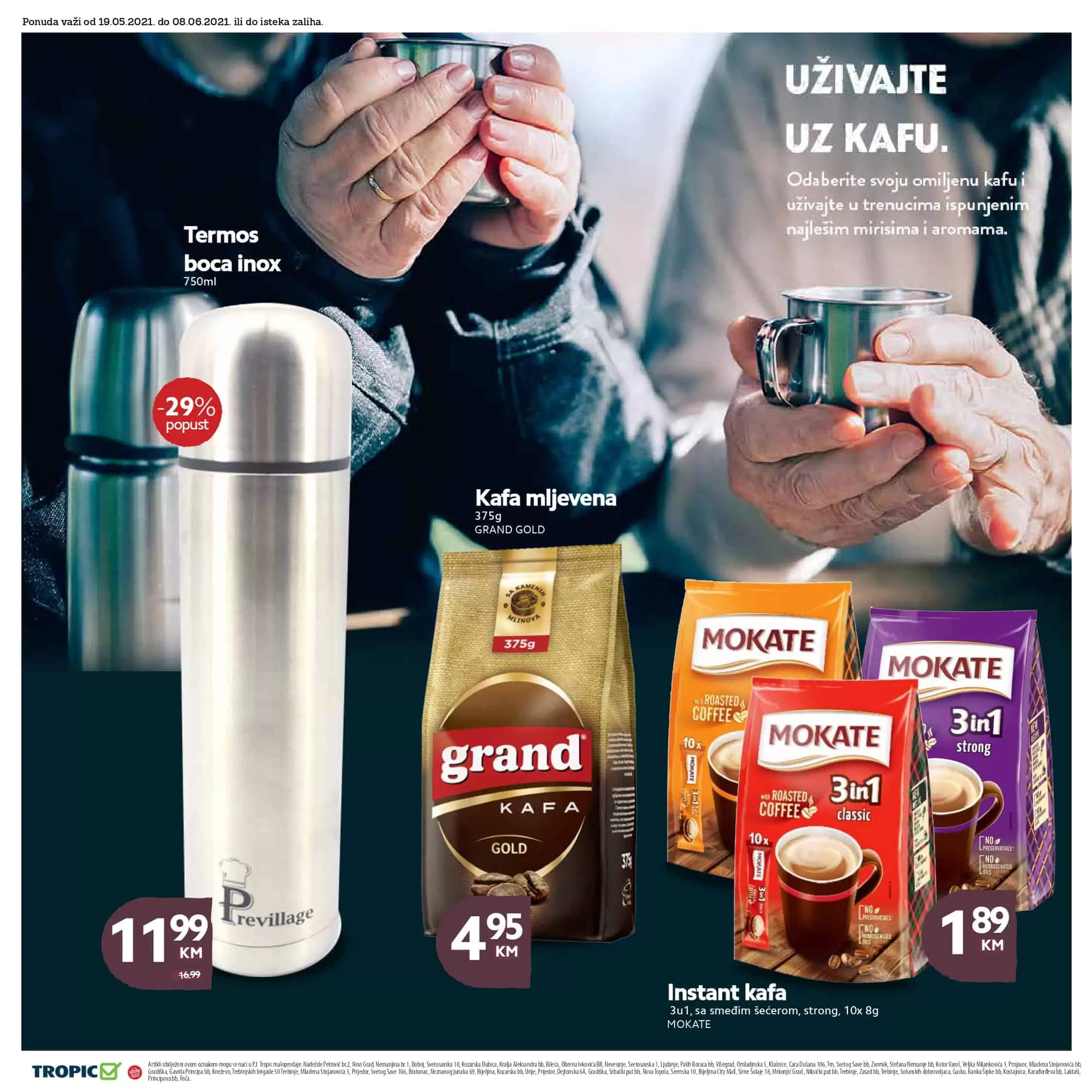 tropic, akcijski katalog tekstila. snizenje. akcije. popusti.