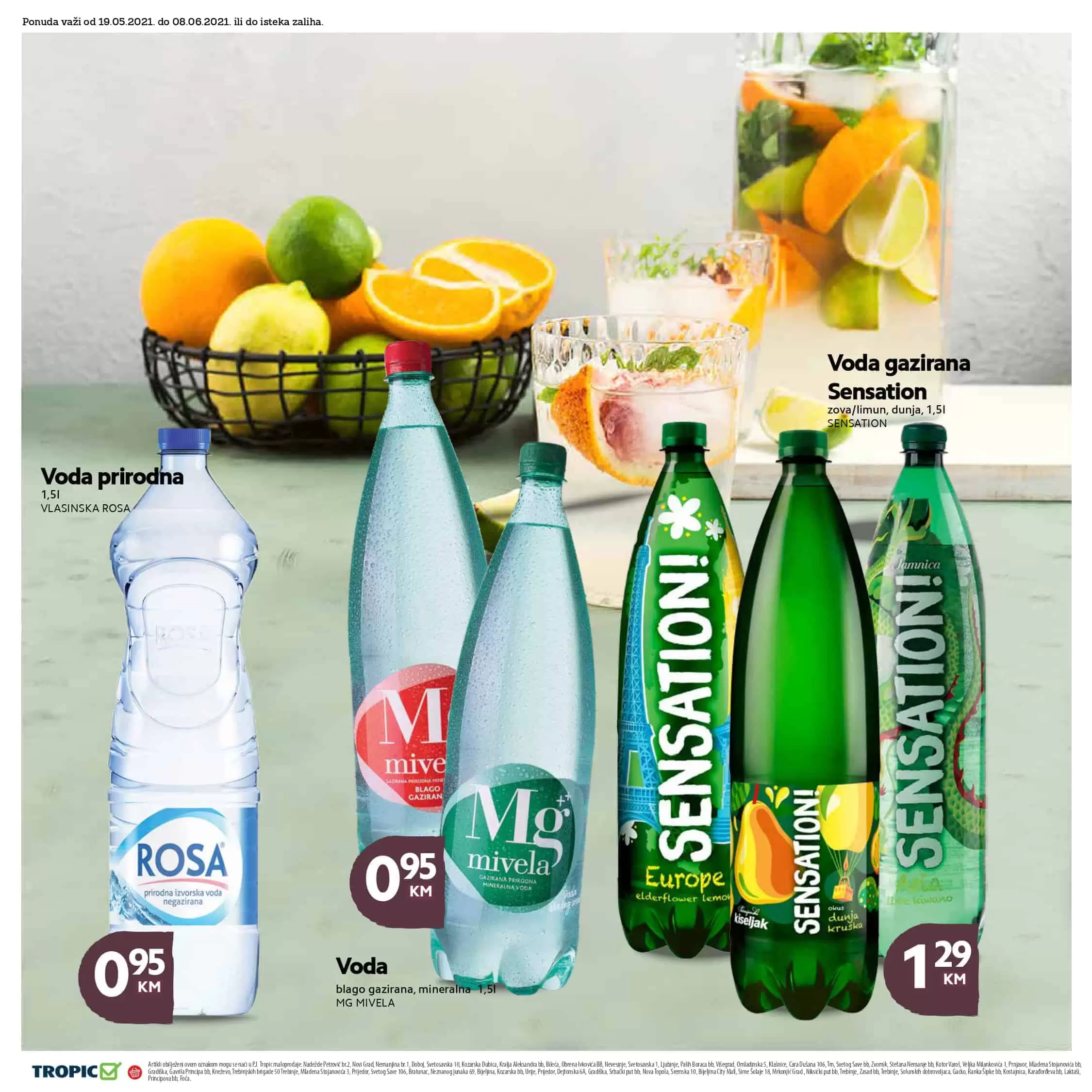 tropic, akcijski katalog tekstila. snizenje. akcije. popusti.