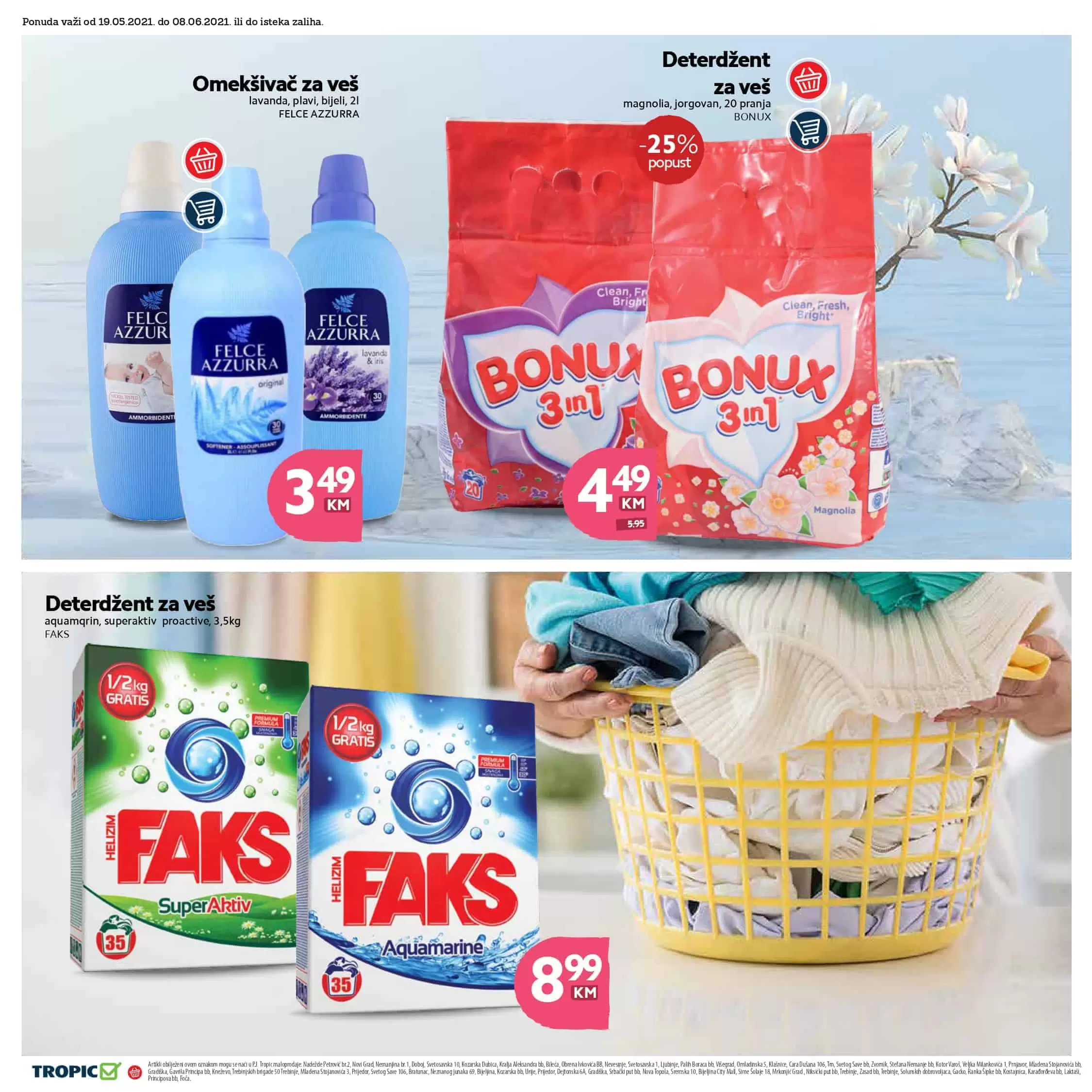 tropic. moj market. akcija. katalog. snizenje. snizeno, ustedite. popust. akcijski katalog. korona virus.