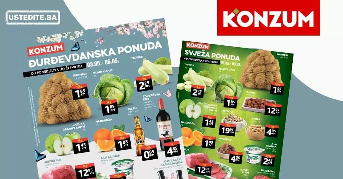 konzum snizenje. konzum akcija. konzum katalog. konzum popust. konzum raspodaja.