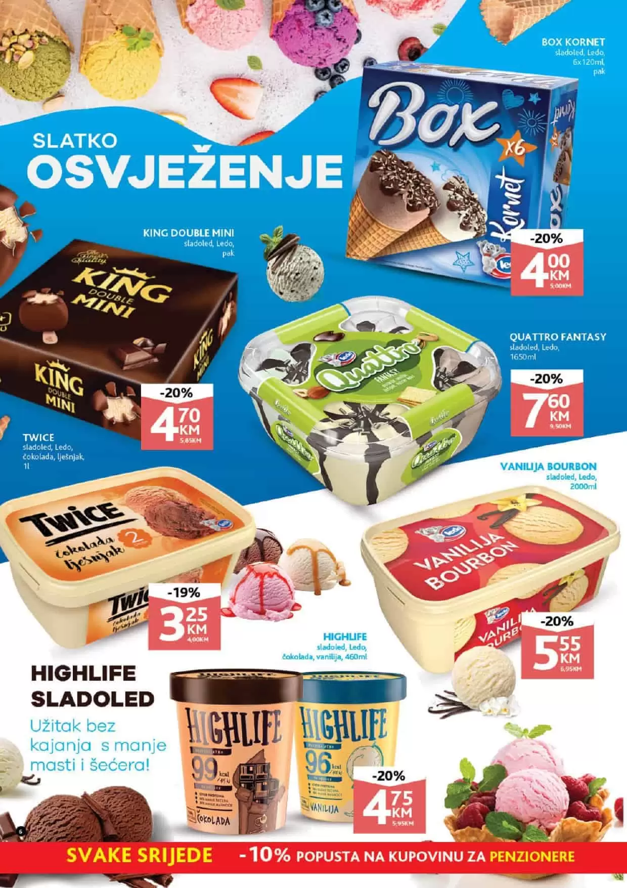 Konzum akcijski katalog. korona virus. snizenje. akcija. popusti. snizeno. 