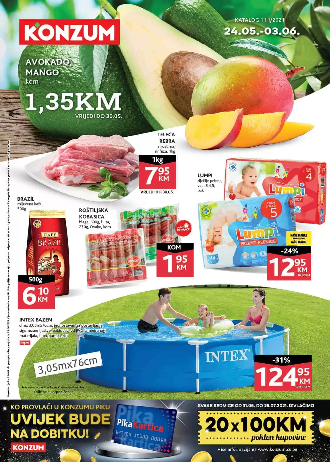 Konzum akcijski katalog. korona virus. snizenje. akcija. popusti. snizeno.