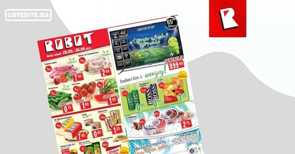 Robot akcijski katalog. robot katalog. kataloska akcija. snizenje. popust.