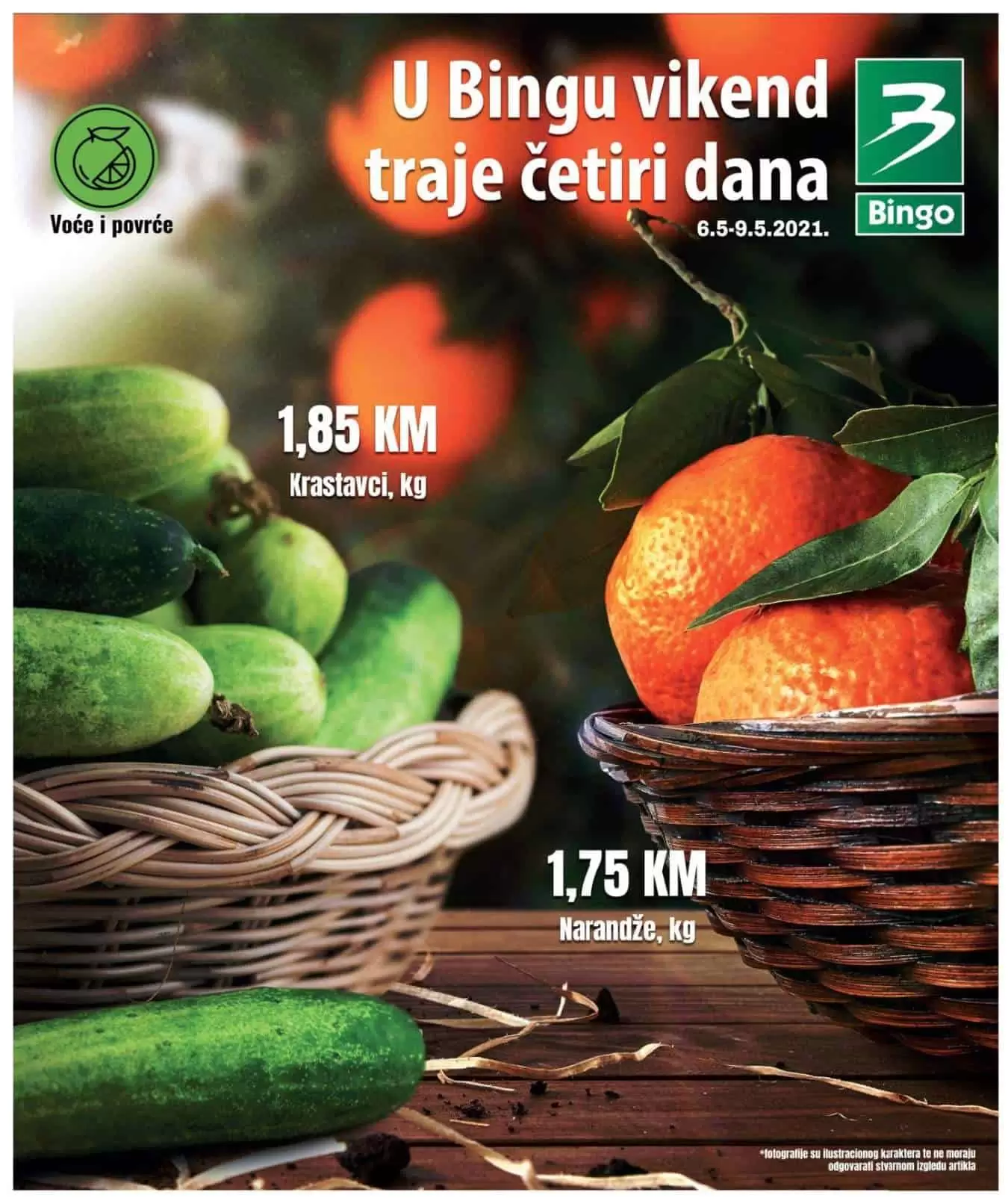 Bingo super akcija. bingo kljad dobrih cijena. snizeno. akcija. popust. 