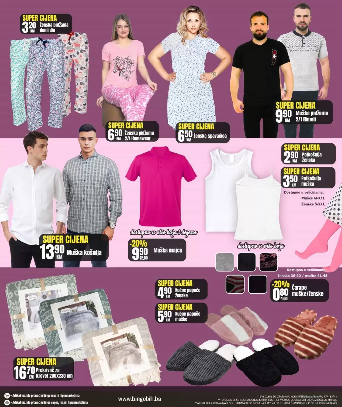 Bingo super akcija. bingo kljad dobrih cijena. snizeno. akcija. popust. 