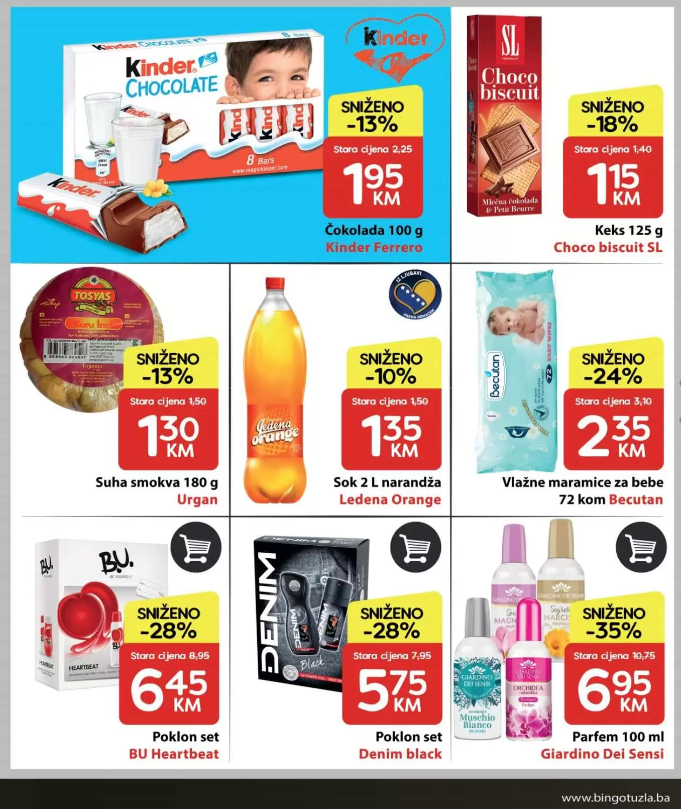 bingo katalog. bingo snizenje. bingo ljetna ponuda.