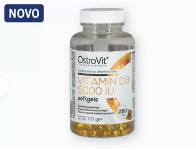 OstroVit Vitamin D3 5000 IU kapsule, 250 komada