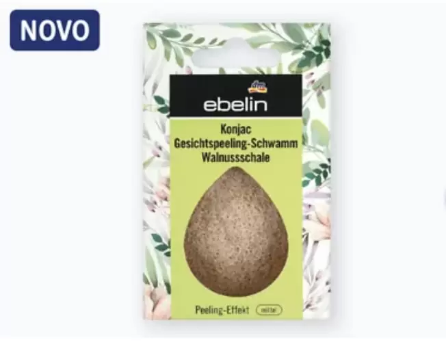 ebelin spužvica za lica, konjac orah