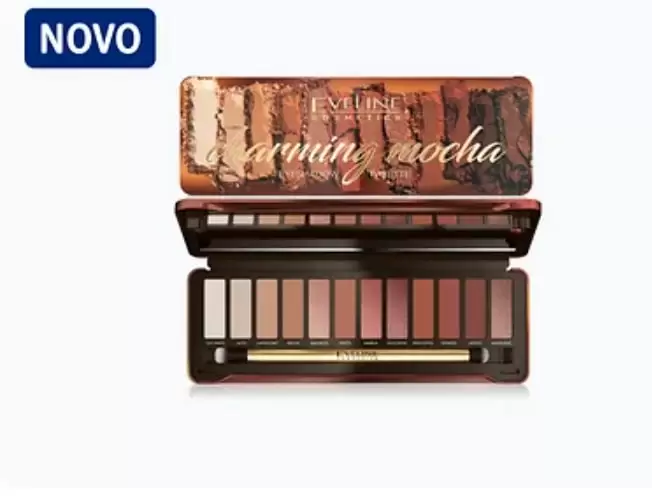 Eveline paleta sjene za oči, Charming Mocha, 12 nijansi 