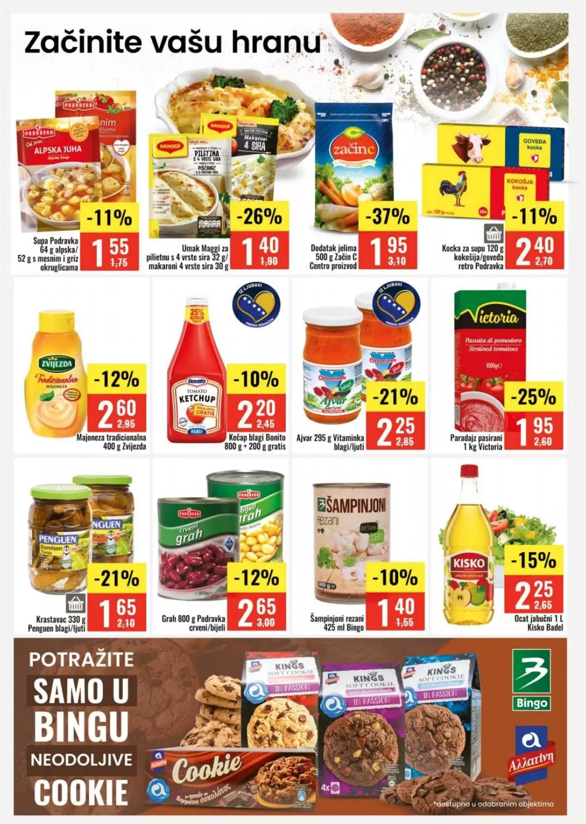 bingo katalog. bingo snizenje. bingo ljetna ponuda.