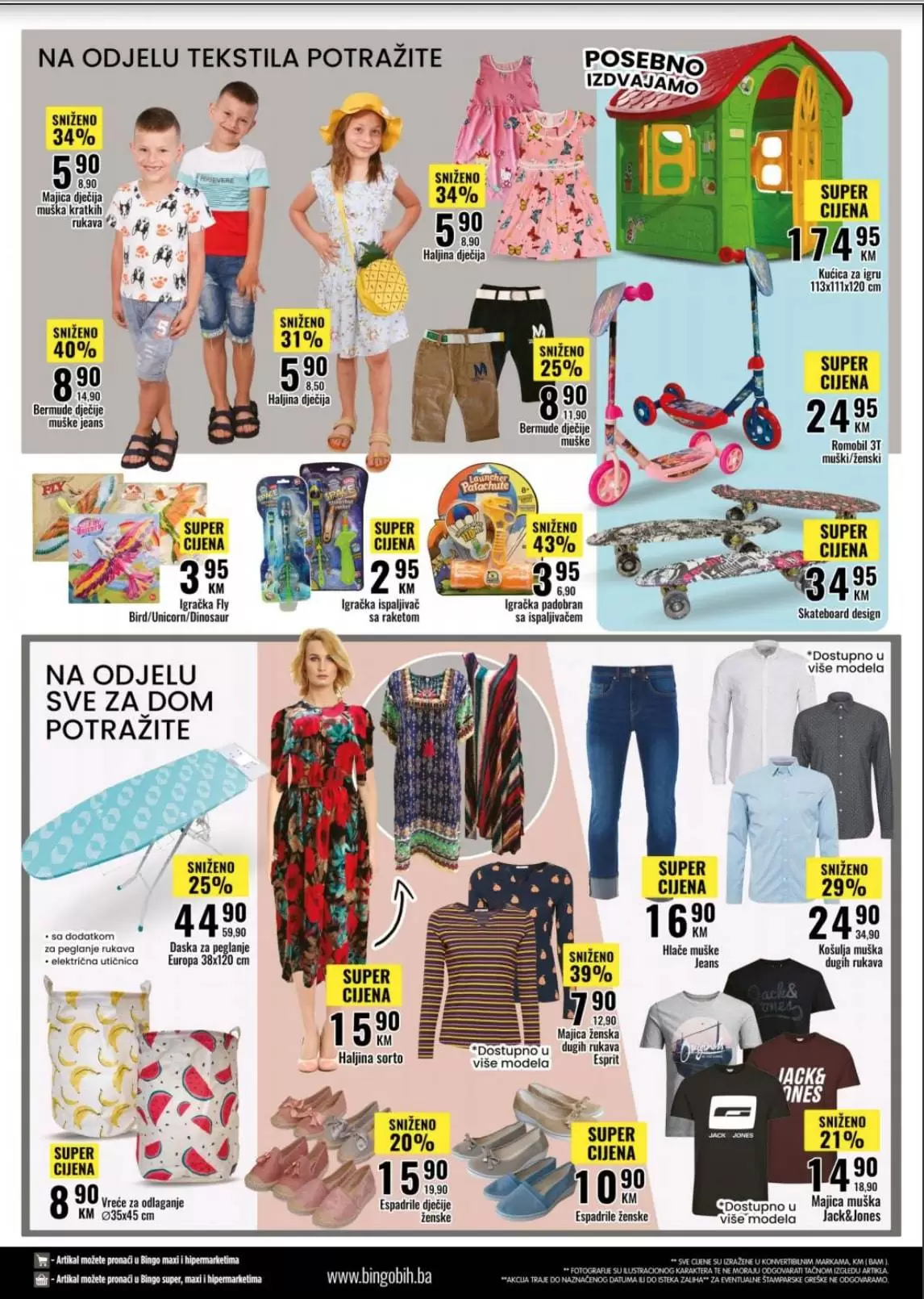 Bingo super akcija. bingo kljad dobrih cijena. snizeno. akcija. popust.